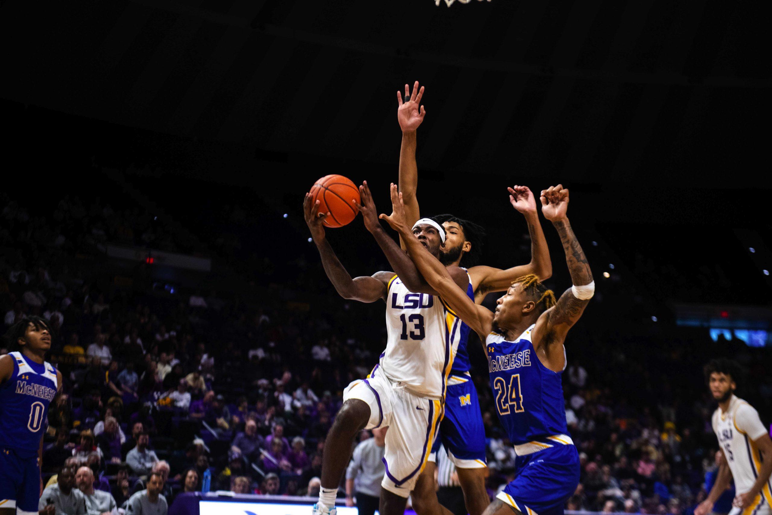 PHOTOS: LSU men's basketball defeats McNeese 85-46 during home game