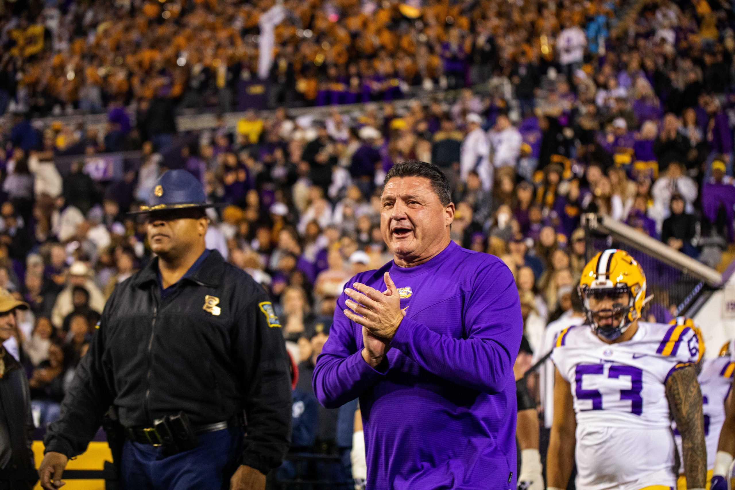 PHOTOS: LSU football falls to Arkansas in overtime