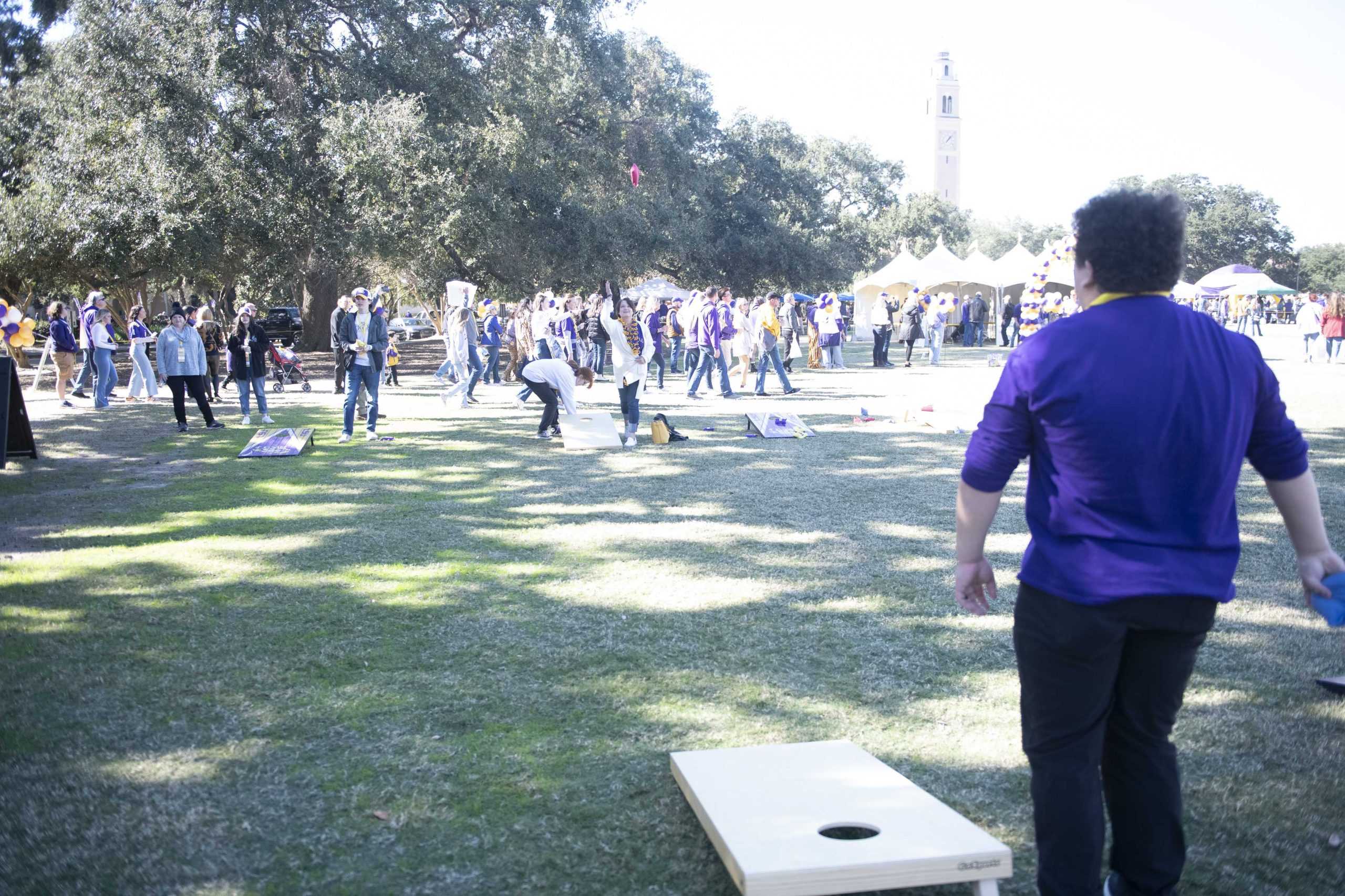 PHOTOS: LSU fans tailgate before start of Arkansas game