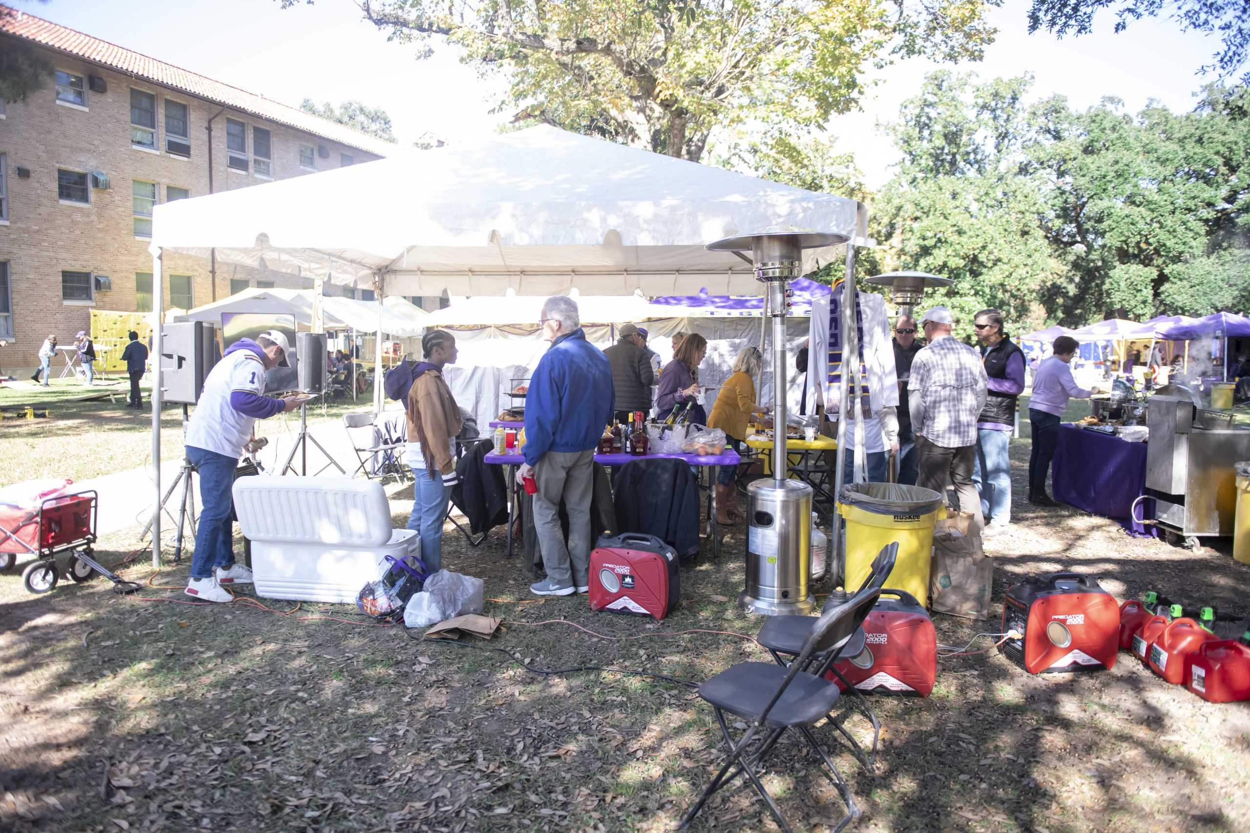 PHOTOS: LSU fans tailgate before start of Arkansas game