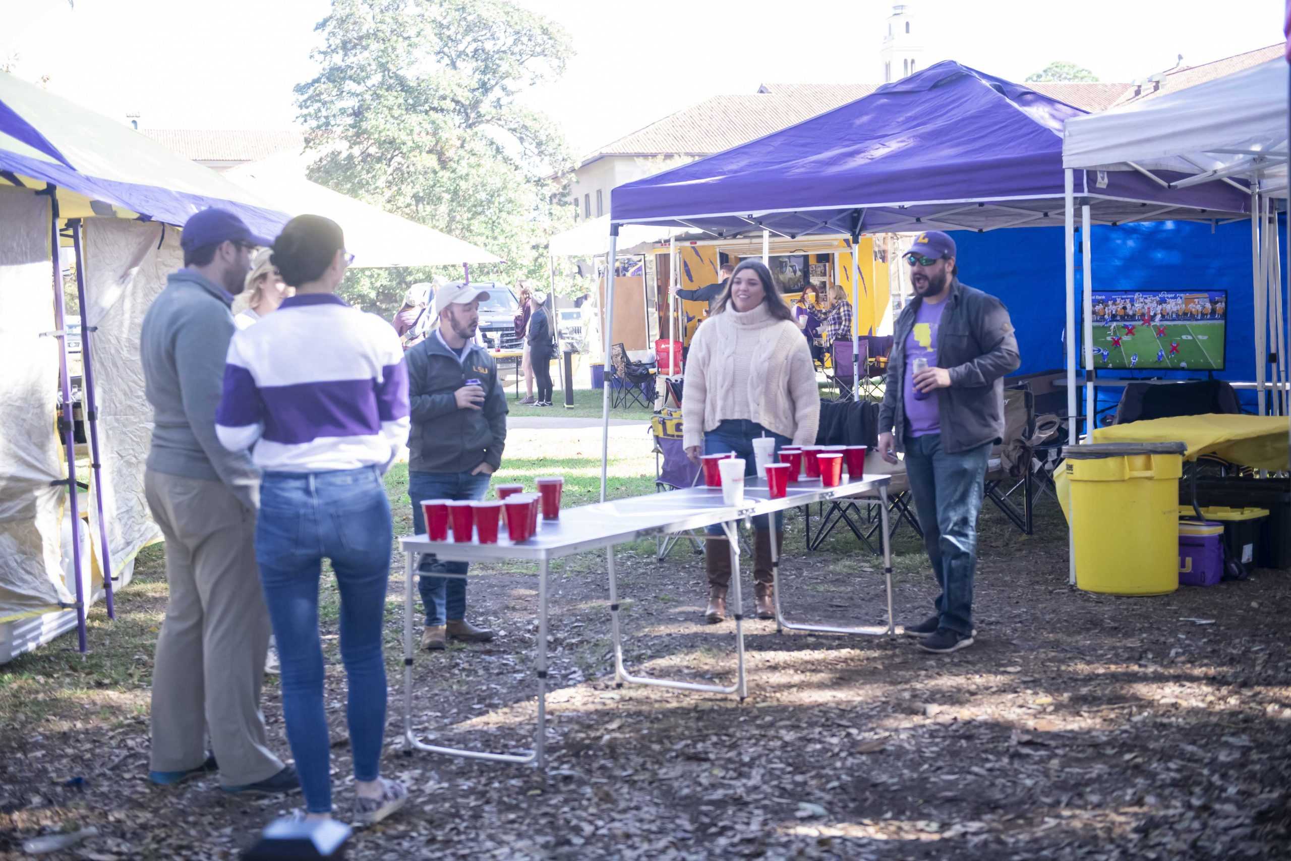 PHOTOS: LSU fans tailgate before start of Arkansas game