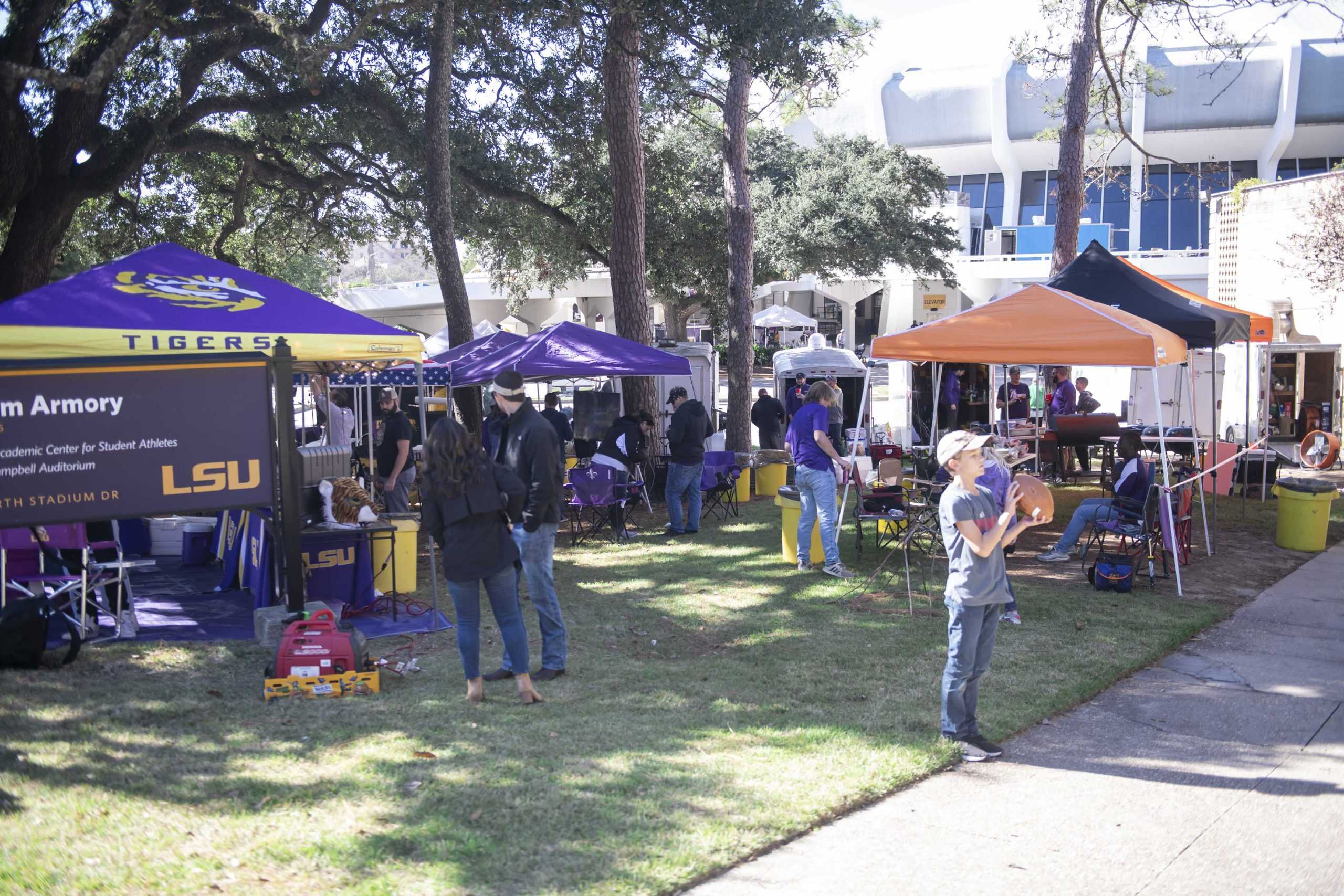 PHOTOS: LSU fans tailgate before start of Arkansas game