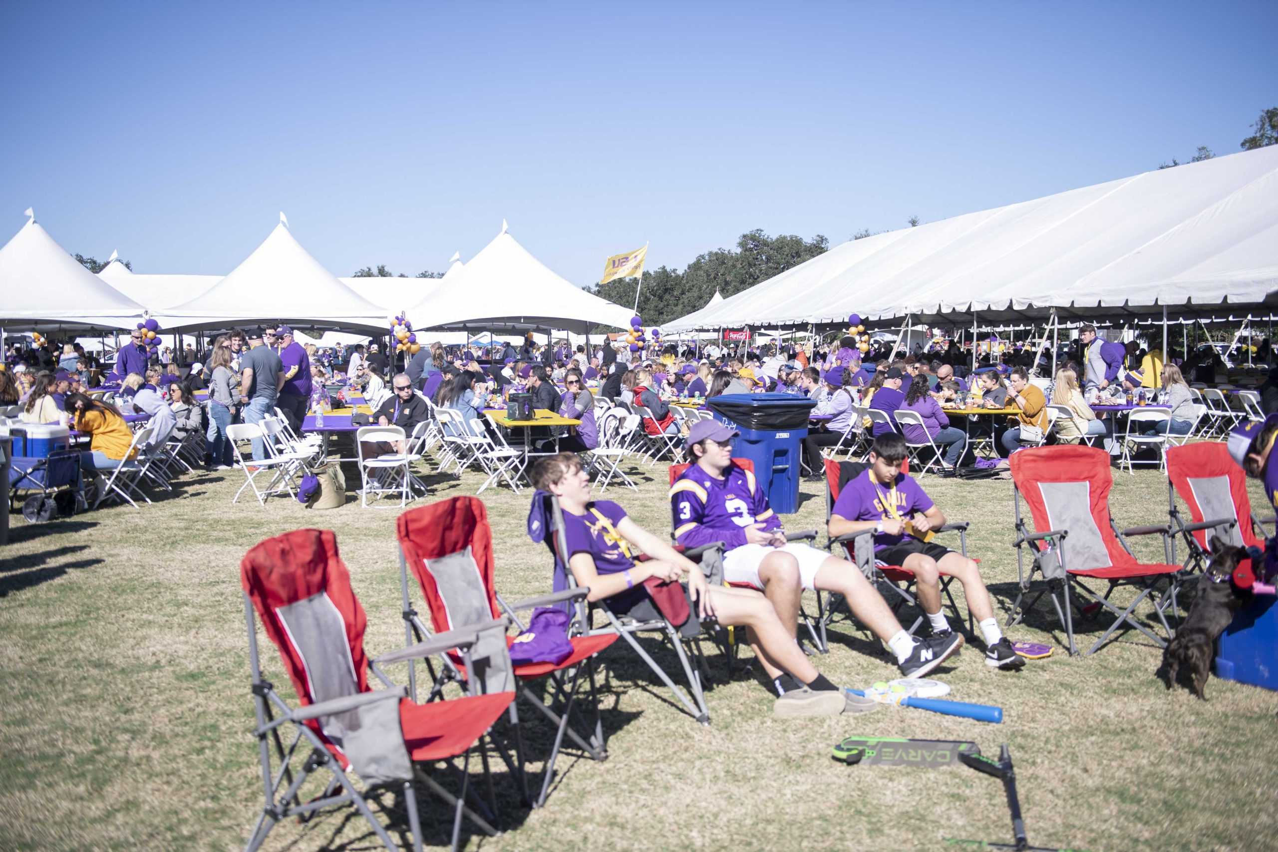 PHOTOS: LSU fans tailgate before start of Arkansas game