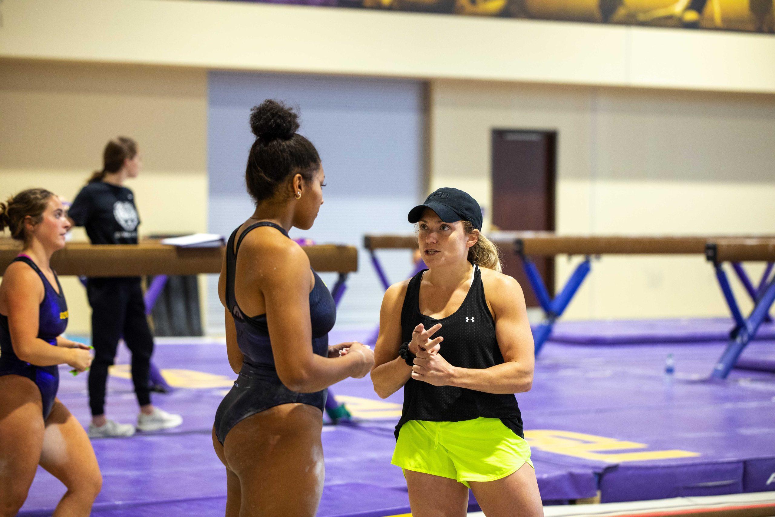 PHOTOS: LSU gymnastics holds preseason practice