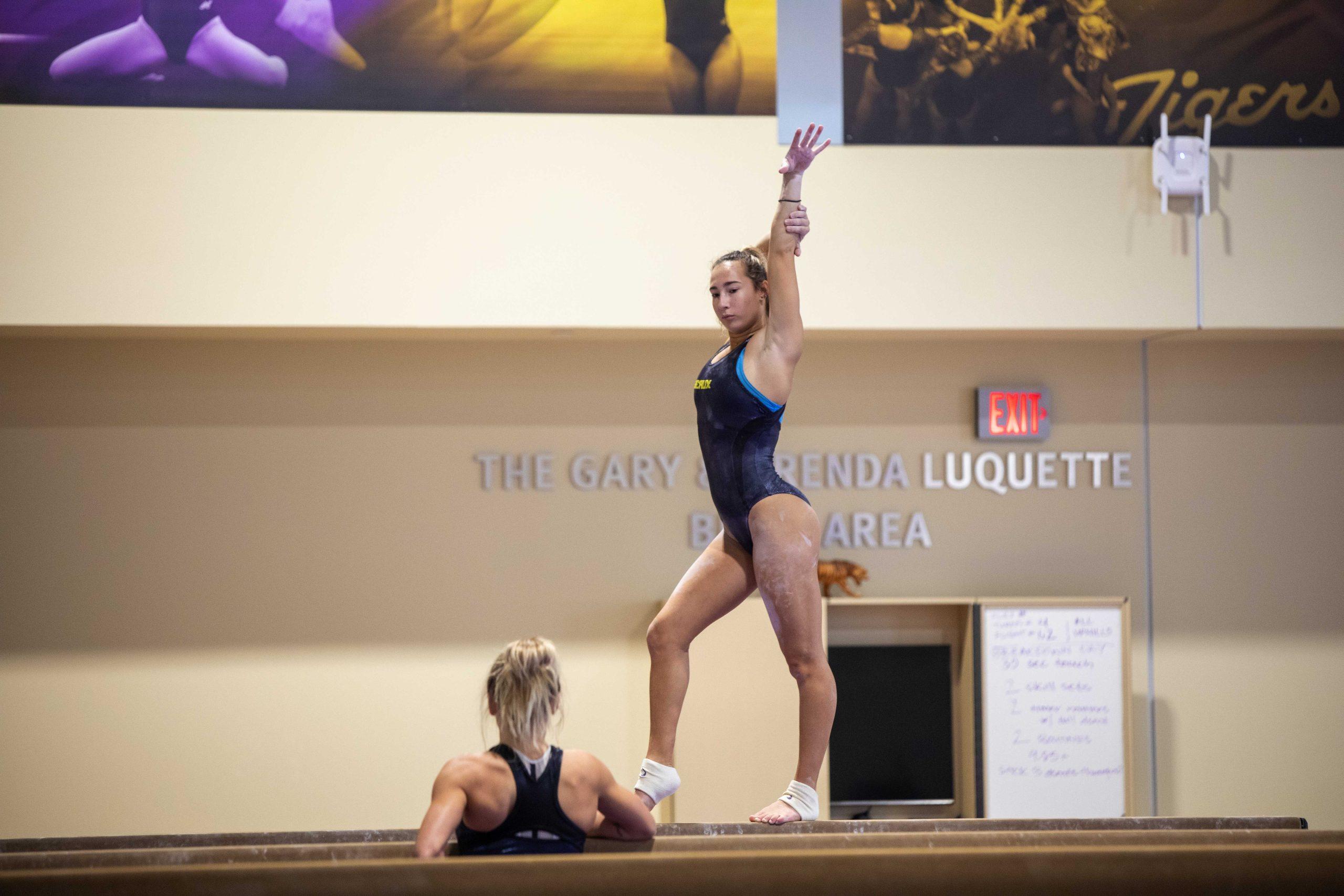 PHOTOS: LSU gymnastics holds preseason practice