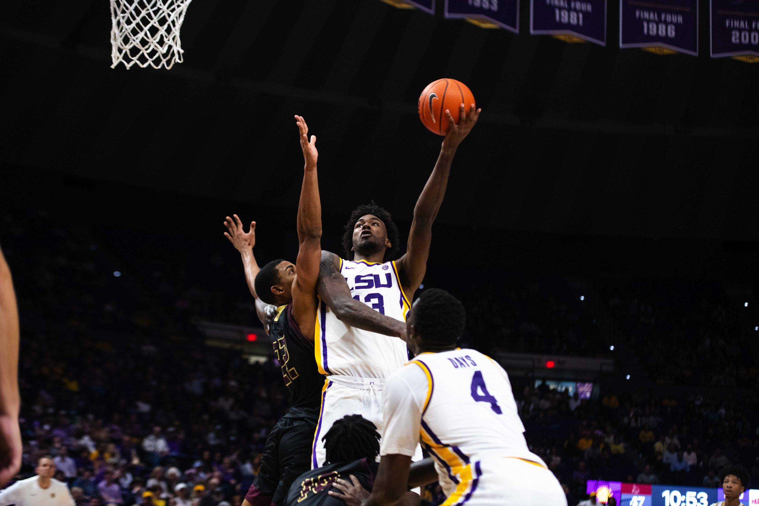 PHOTOS: LSU men's basketball defeats Texas State 84-59 in the Pete Maravich Assembly Center