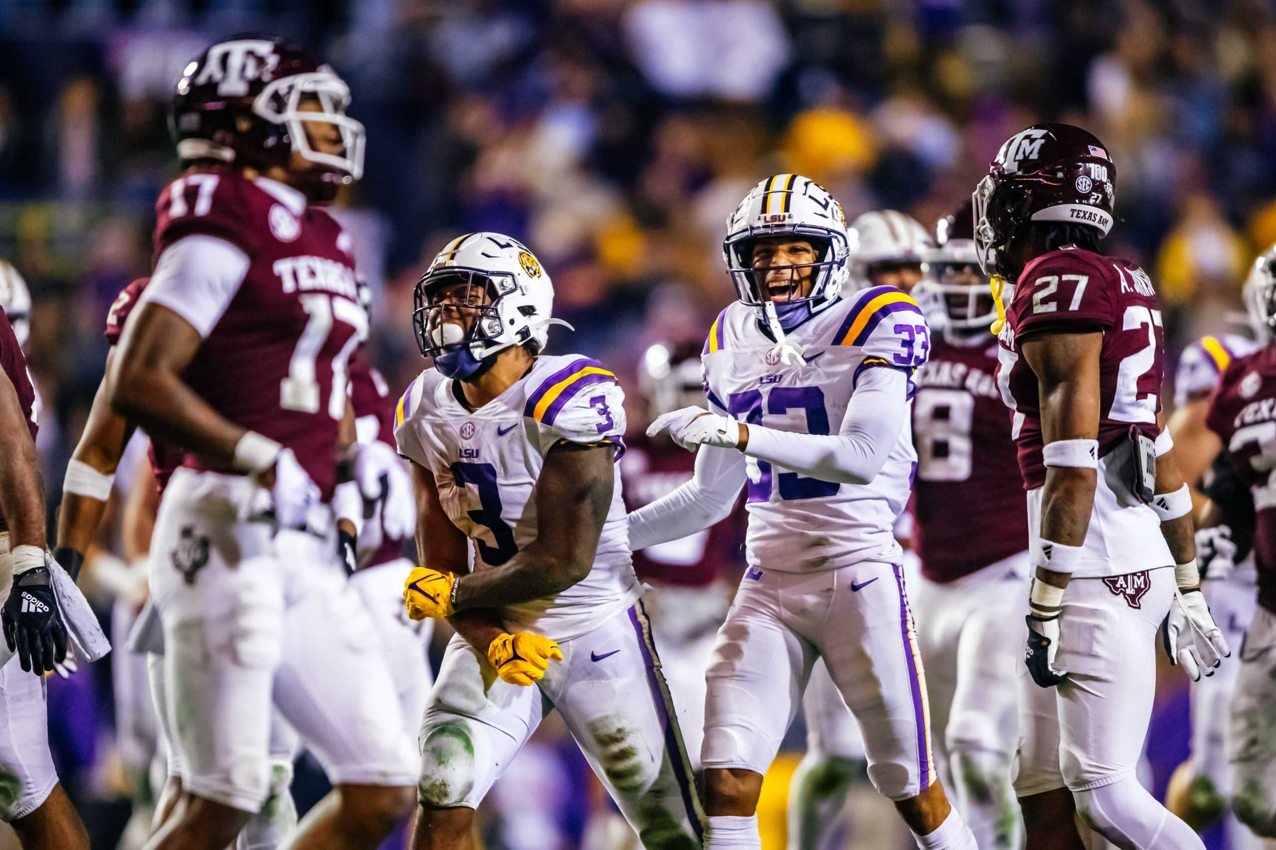 PHOTOS: LSU football defeats Texas A&M 27-24 during Ed Orgeron's final game as head coach