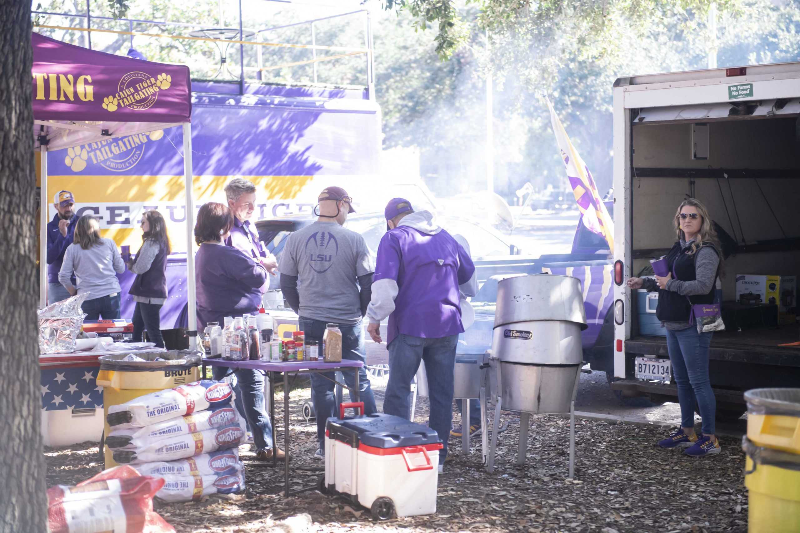 PHOTOS: LSU fans tailgate before start of Arkansas game