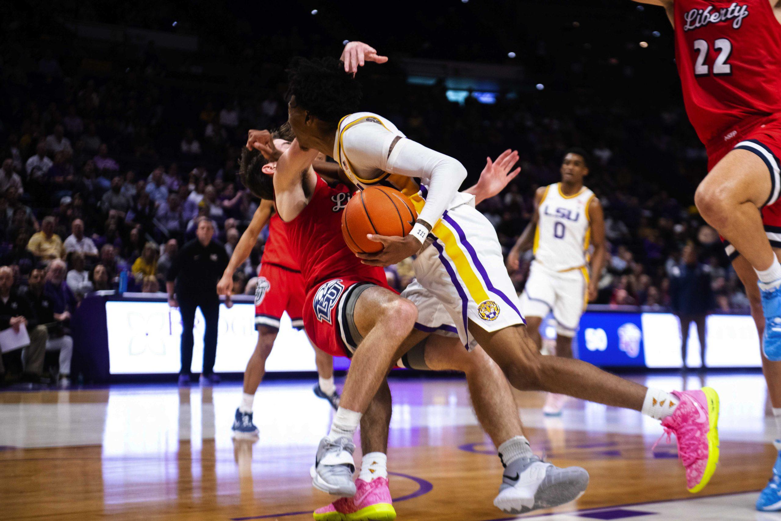 PHOTOS: LSU men's basketball defeats Liberty 74-58 in the Pete Maravich Assembly Center