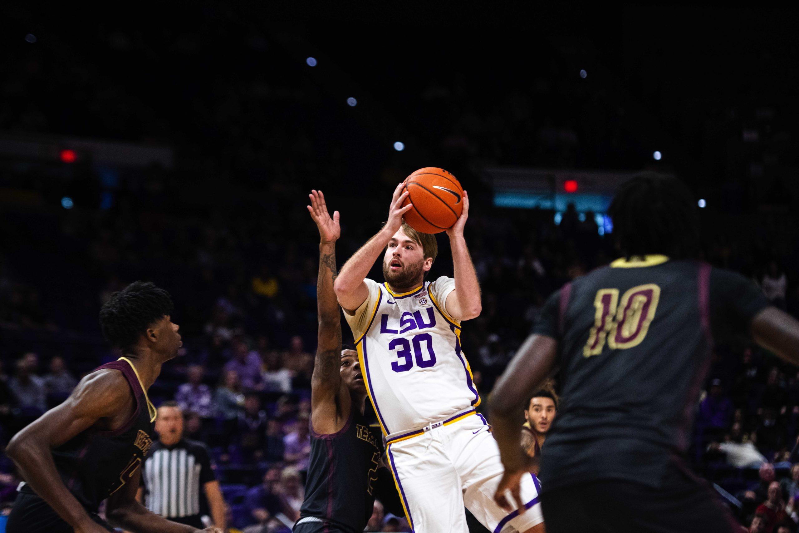 PHOTOS: LSU men's basketball defeats Texas State 84-59 in the Pete Maravich Assembly Center