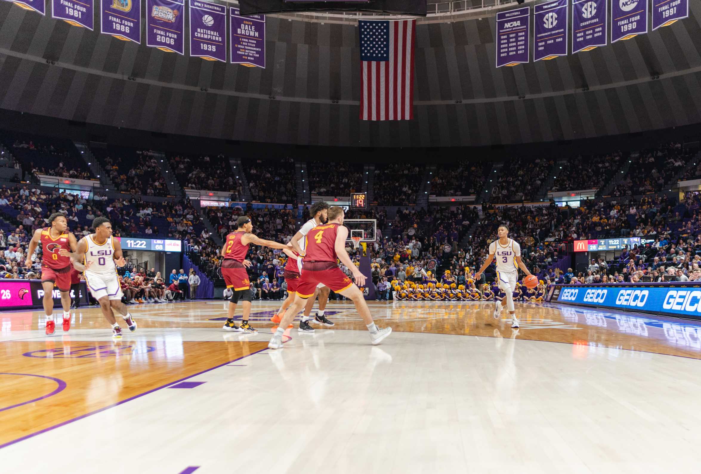 PHOTOS: LSU men's basketball defeats ULM 101-39