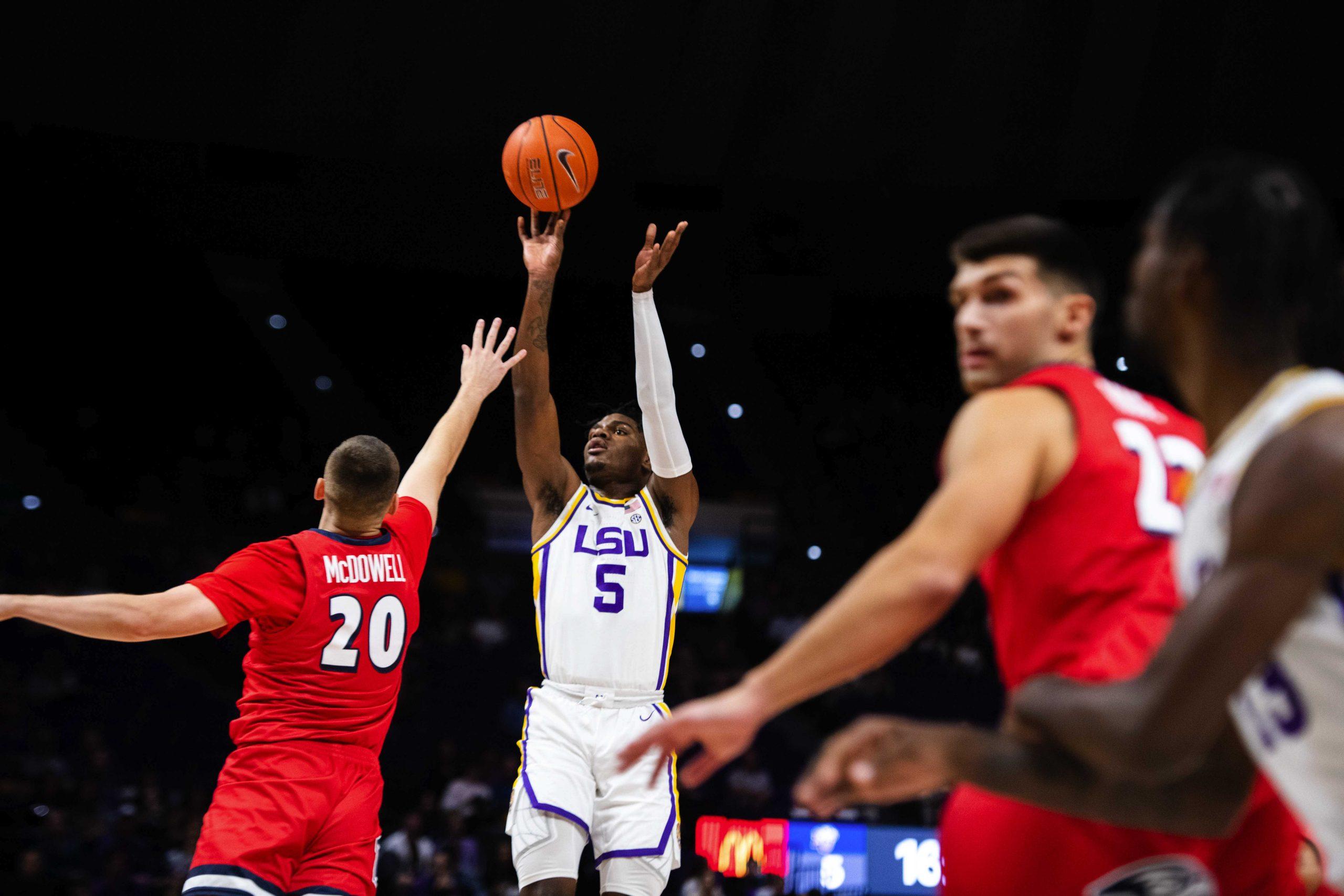 PHOTOS: LSU men's basketball defeats Liberty 74-58 in the Pete Maravich Assembly Center