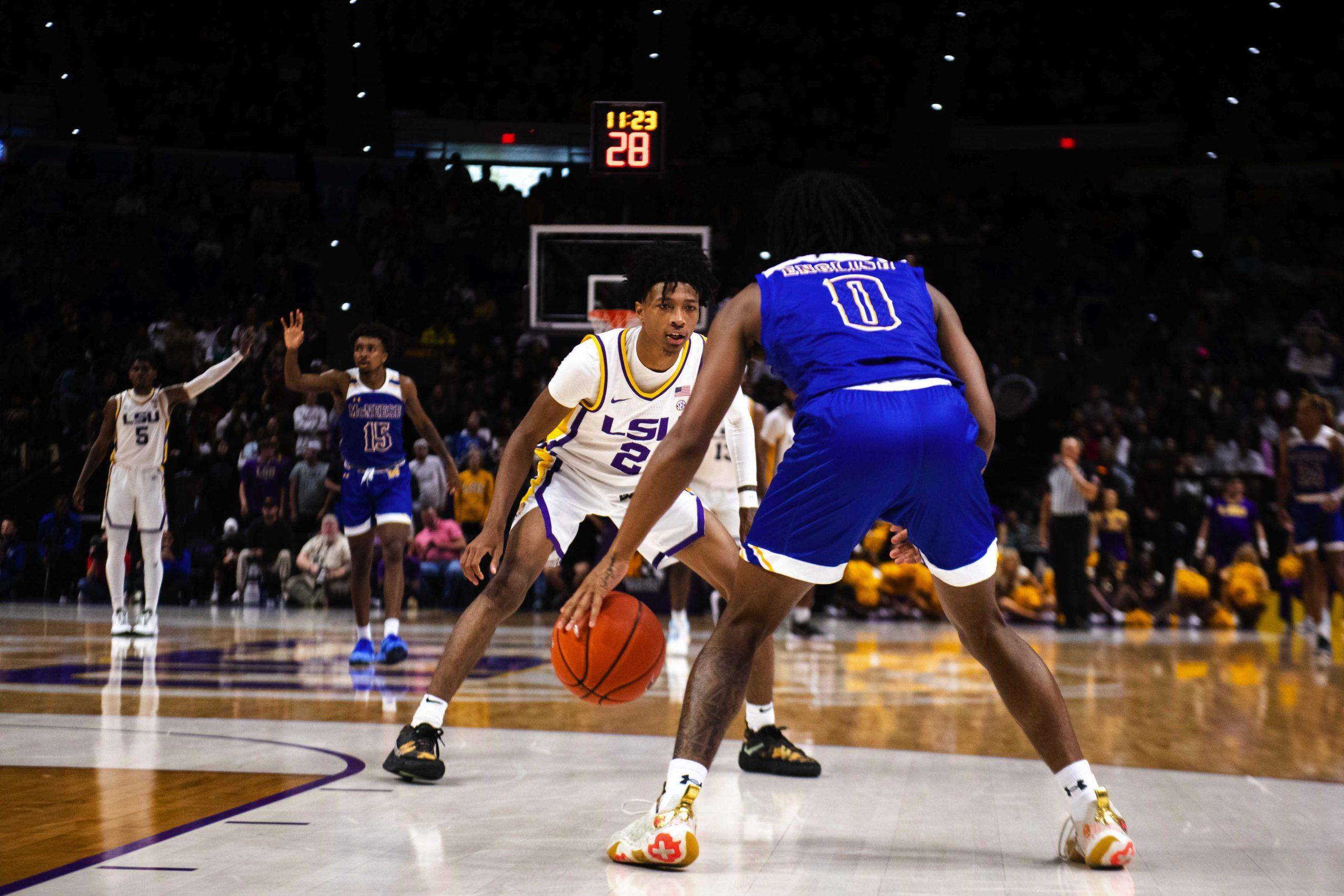 PHOTOS: LSU men's basketball defeats McNeese 85-46 during home game