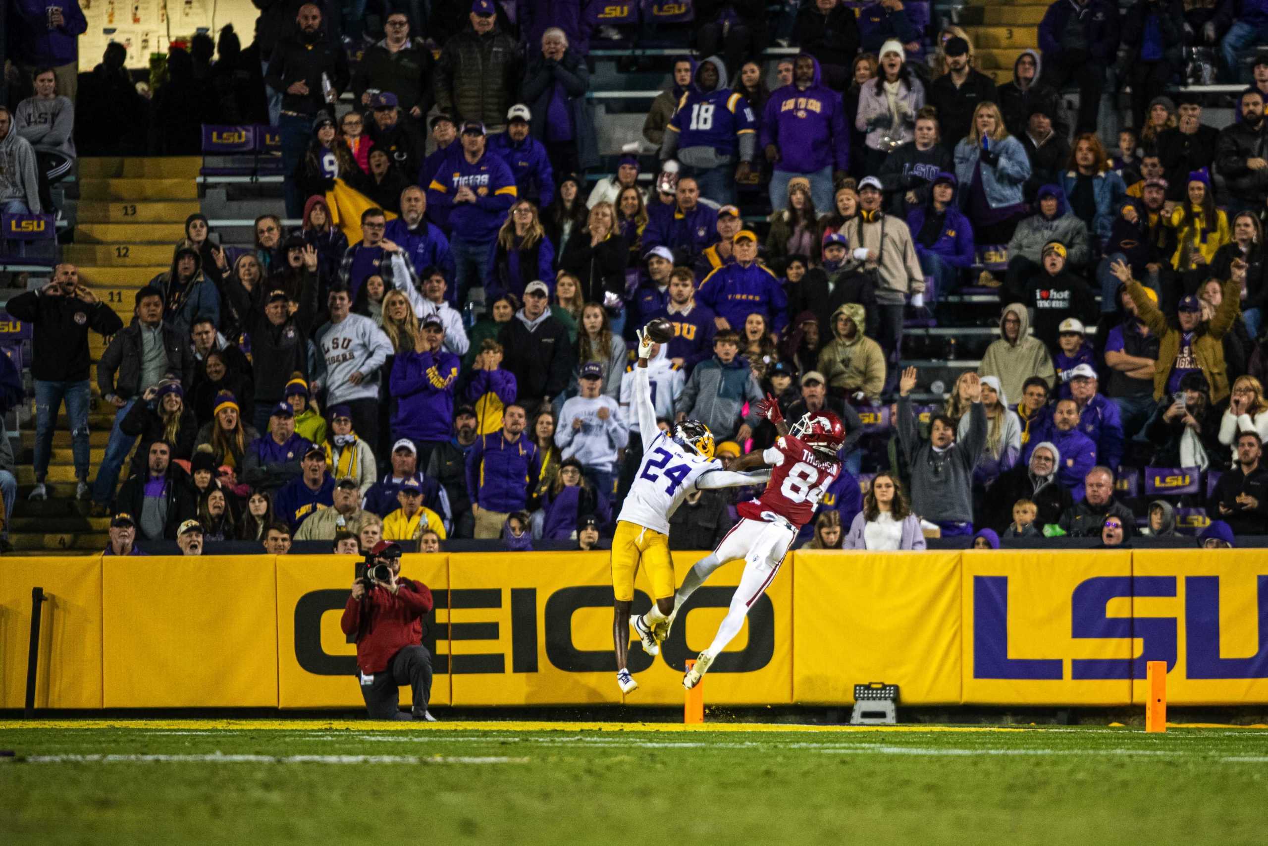 PHOTOS: LSU football falls to Arkansas in overtime