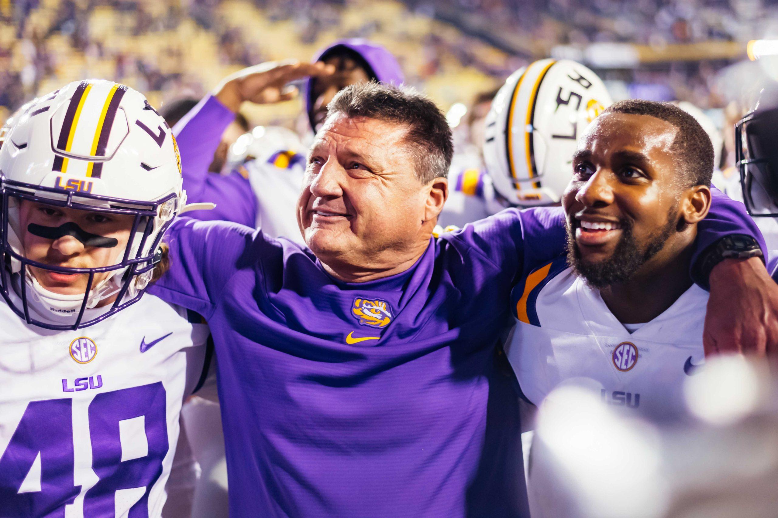 PHOTOS: LSU football defeats Texas A&M 27-24 during Ed Orgeron's final game as head coach