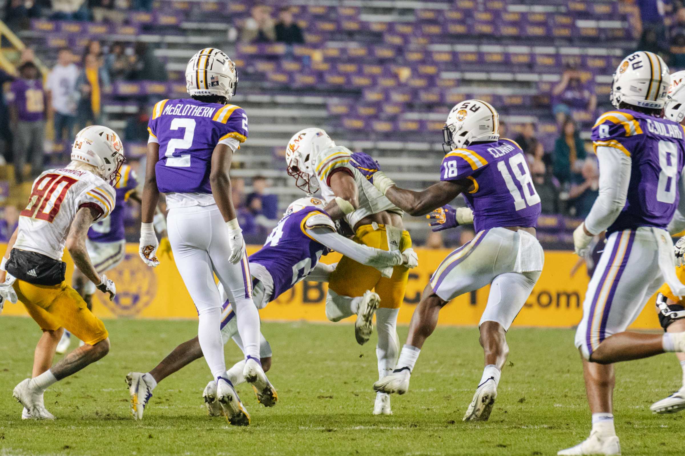 PHOTOS: LSU football defeats ULM 27-14 in Tiger Stadium