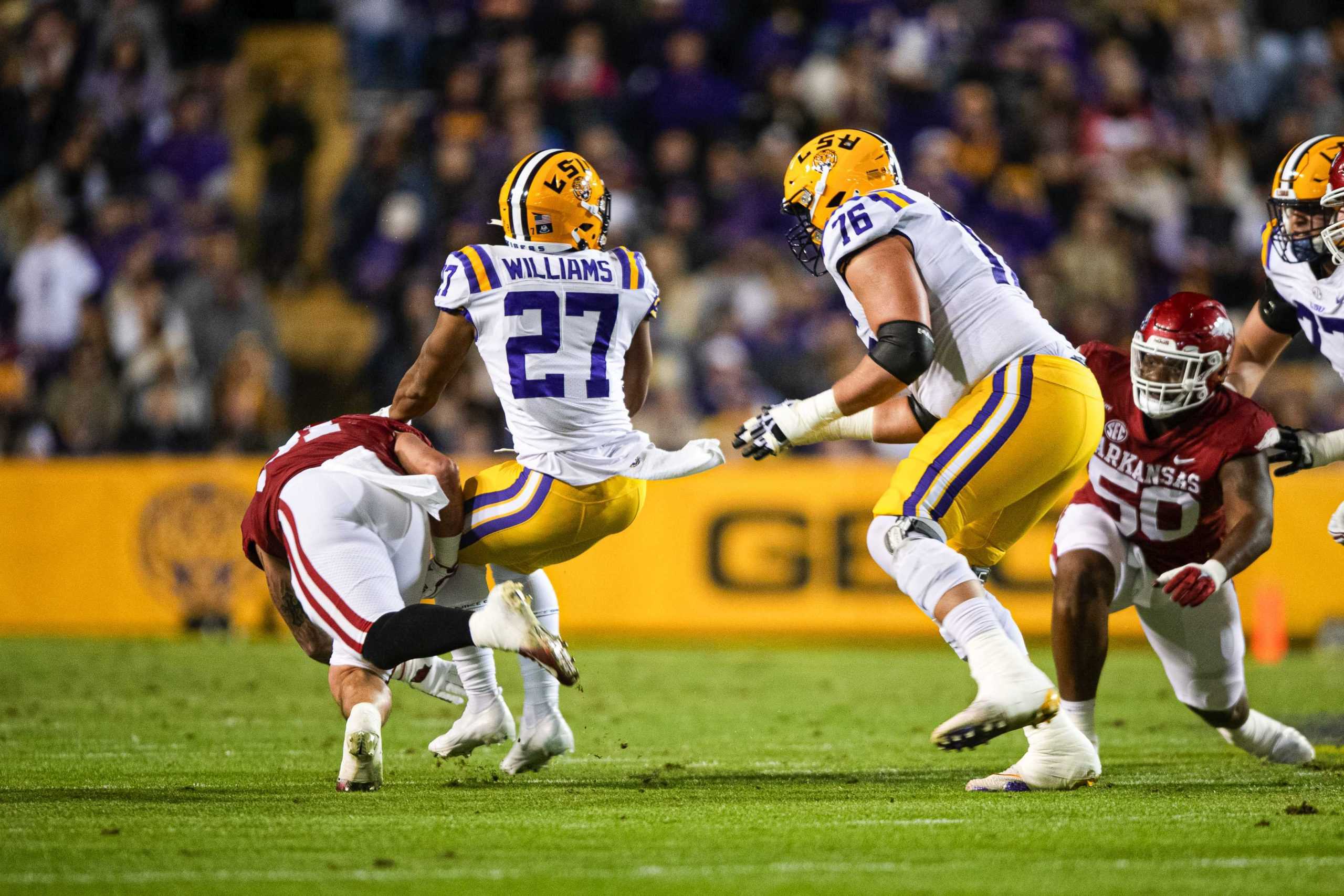 PHOTOS: LSU football falls to Arkansas in overtime