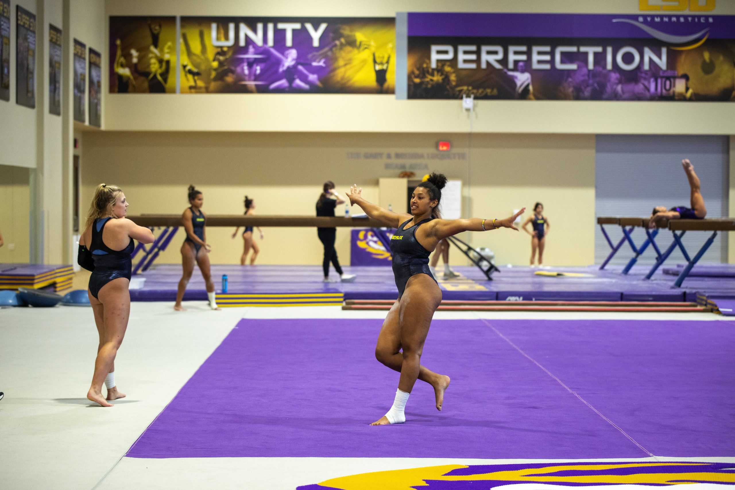 PHOTOS: LSU gymnastics holds preseason practice