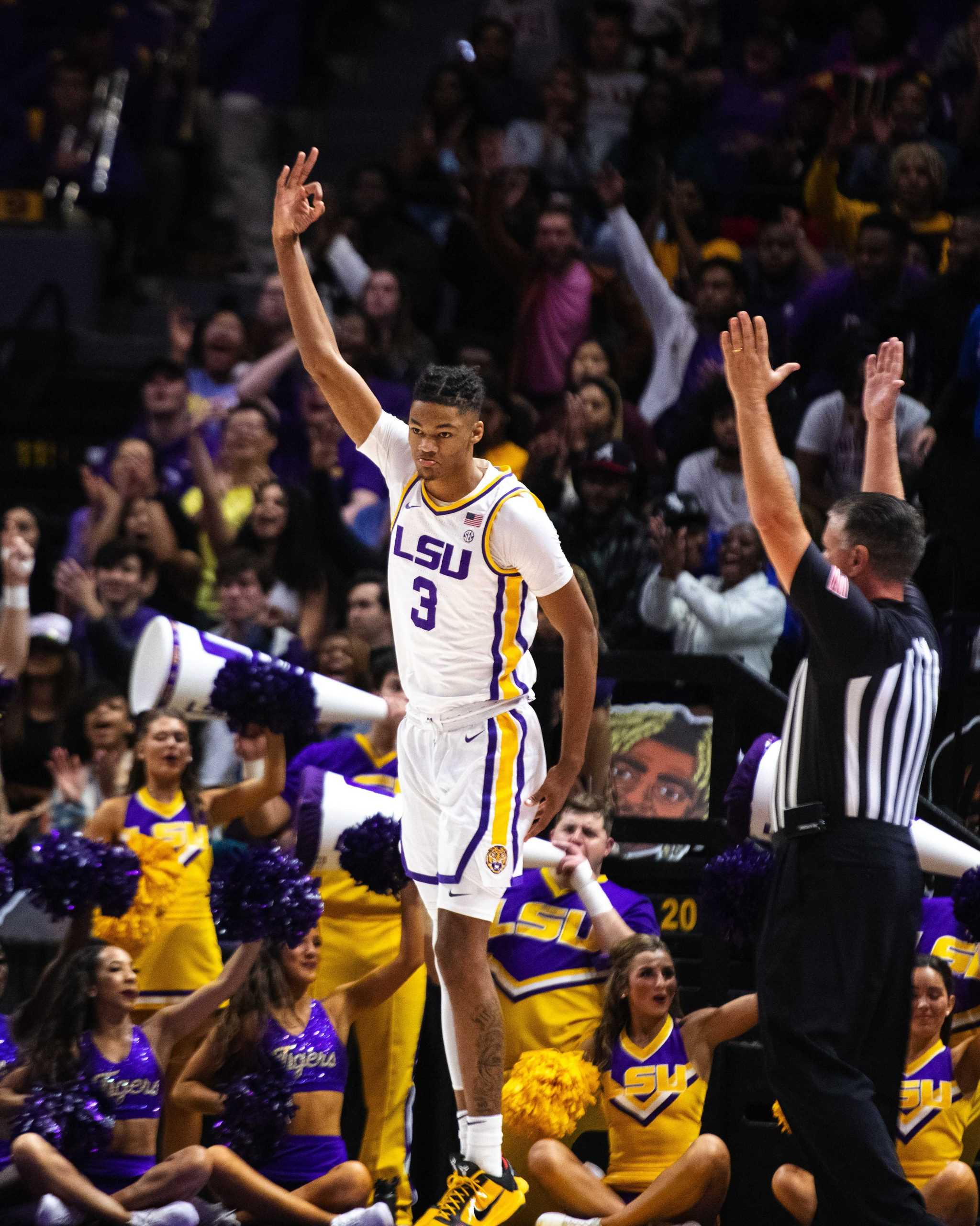 PHOTOS: LSU men's basketball defeats Texas State 84-59 in the Pete Maravich Assembly Center