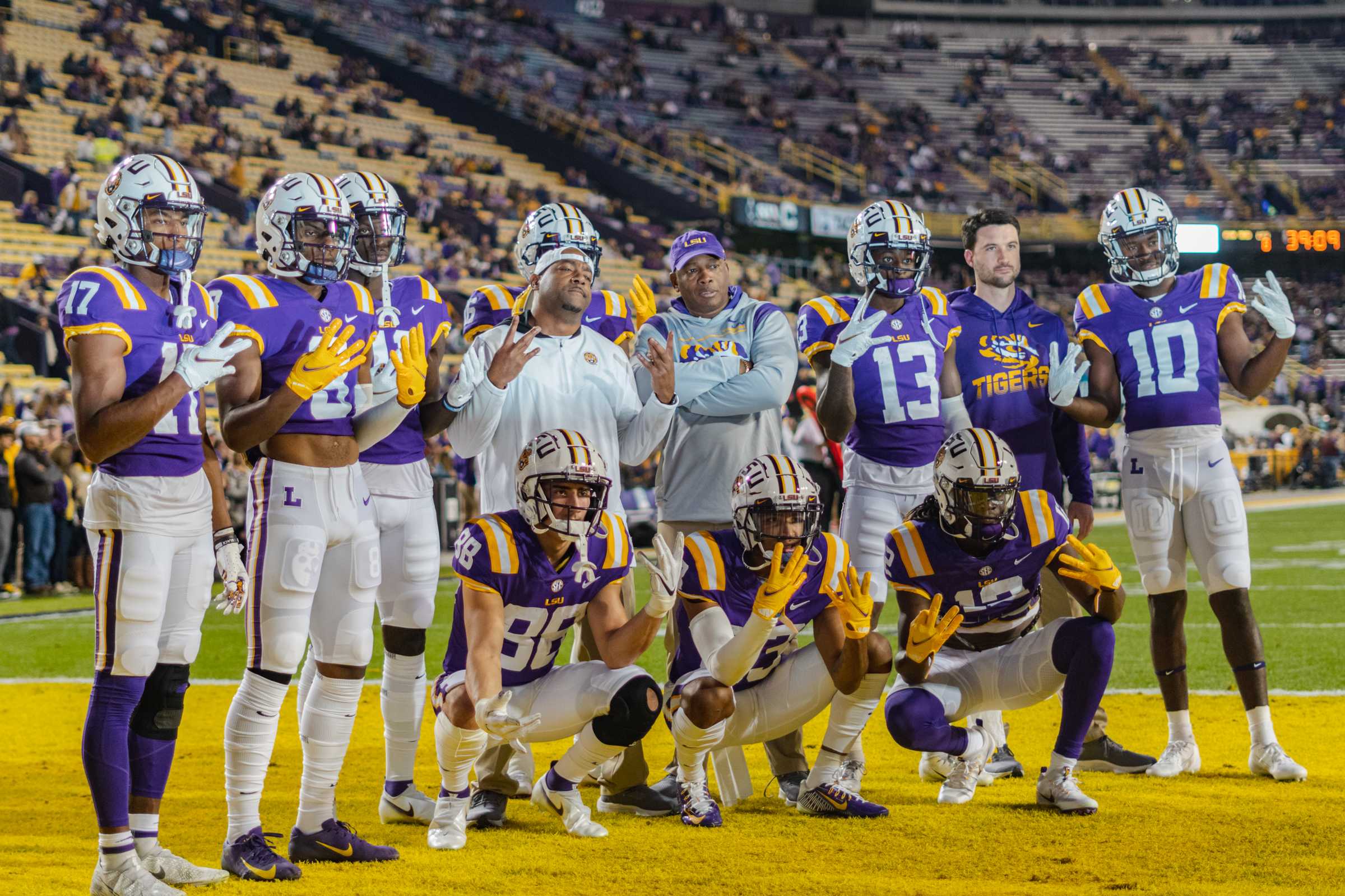 PHOTOS: LSU football defeats ULM 27-14 in Tiger Stadium