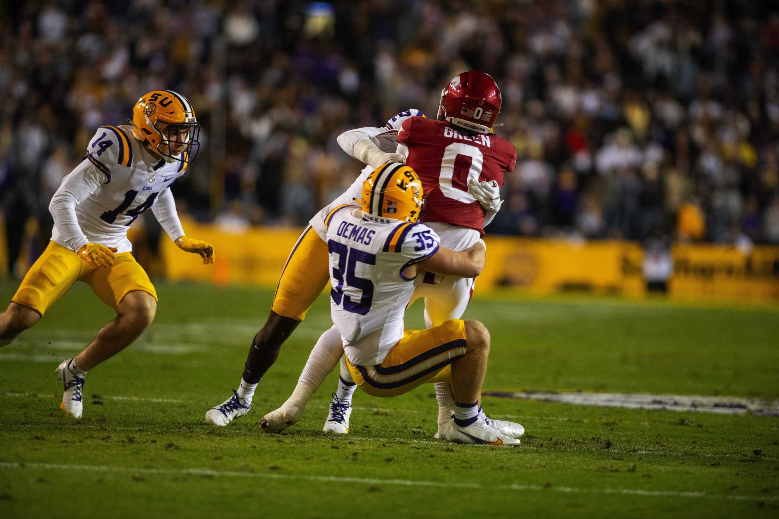 PHOTOS: LSU football falls to Arkansas in overtime