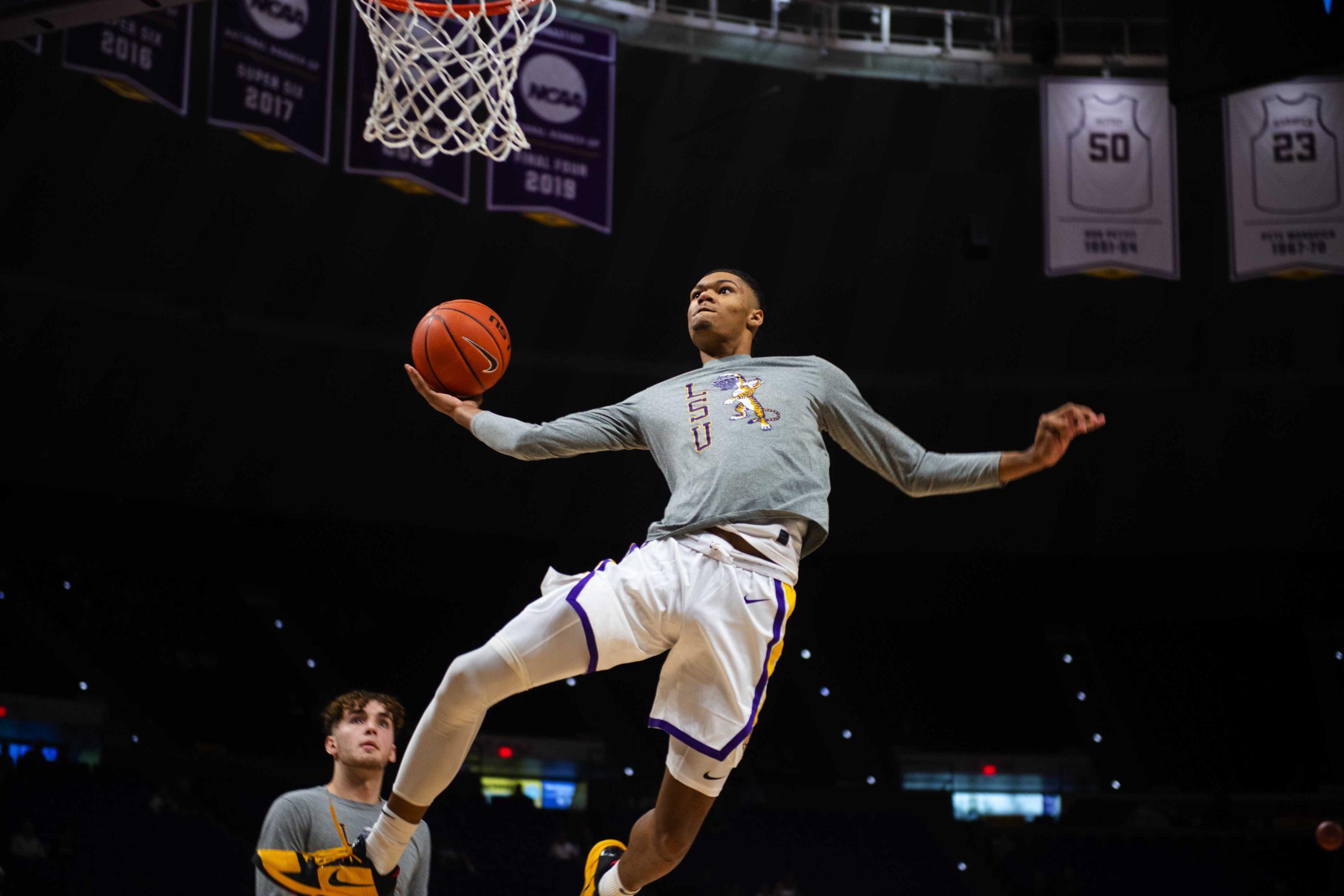 PHOTOS: LSU men's basketball defeats Texas State 84-59 in the Pete Maravich Assembly Center