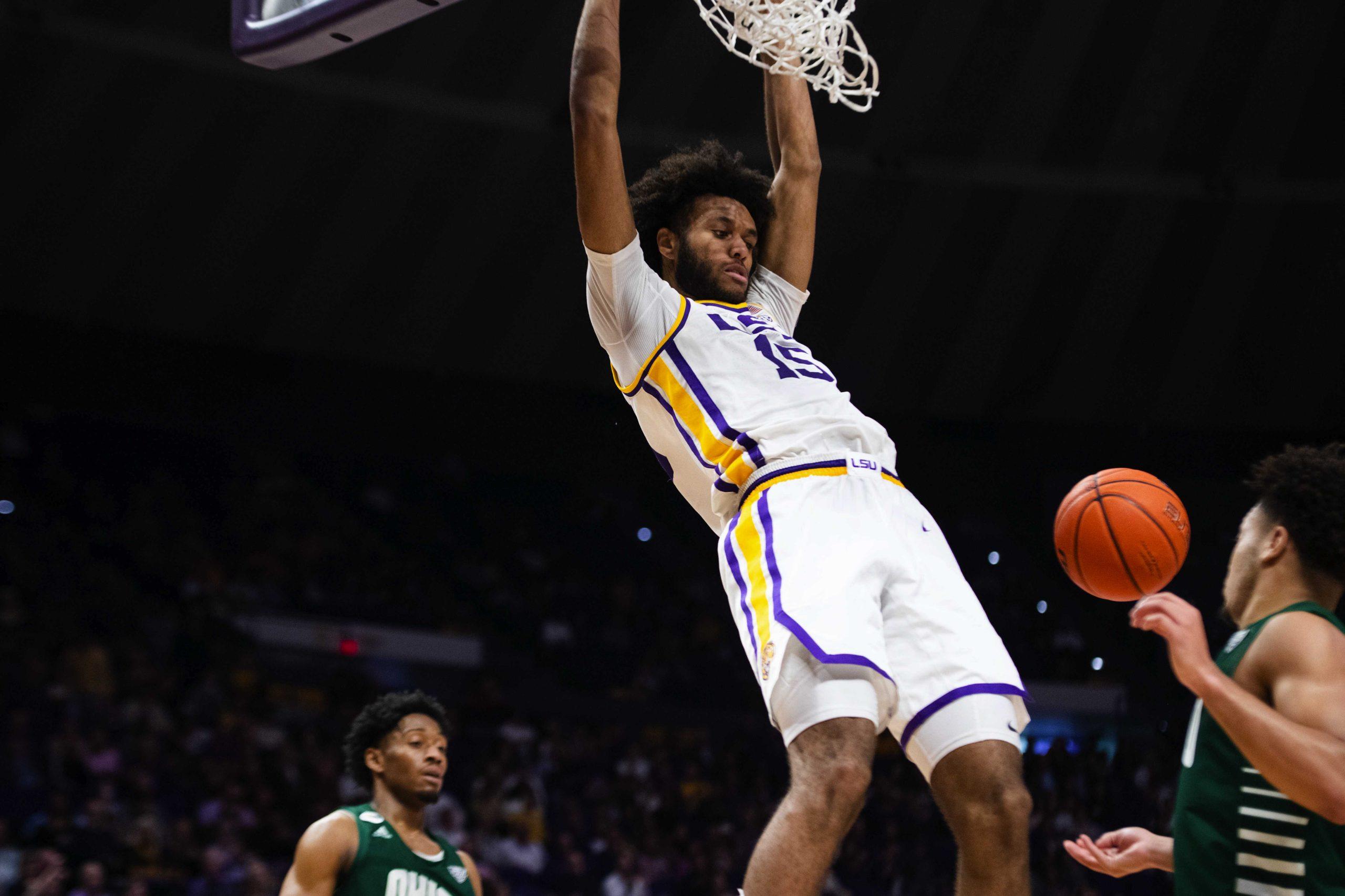 PHOTOS: LSU men&#8217;s basketball defeats Ohio 66-51 in the Pete Maravich Assembly Center