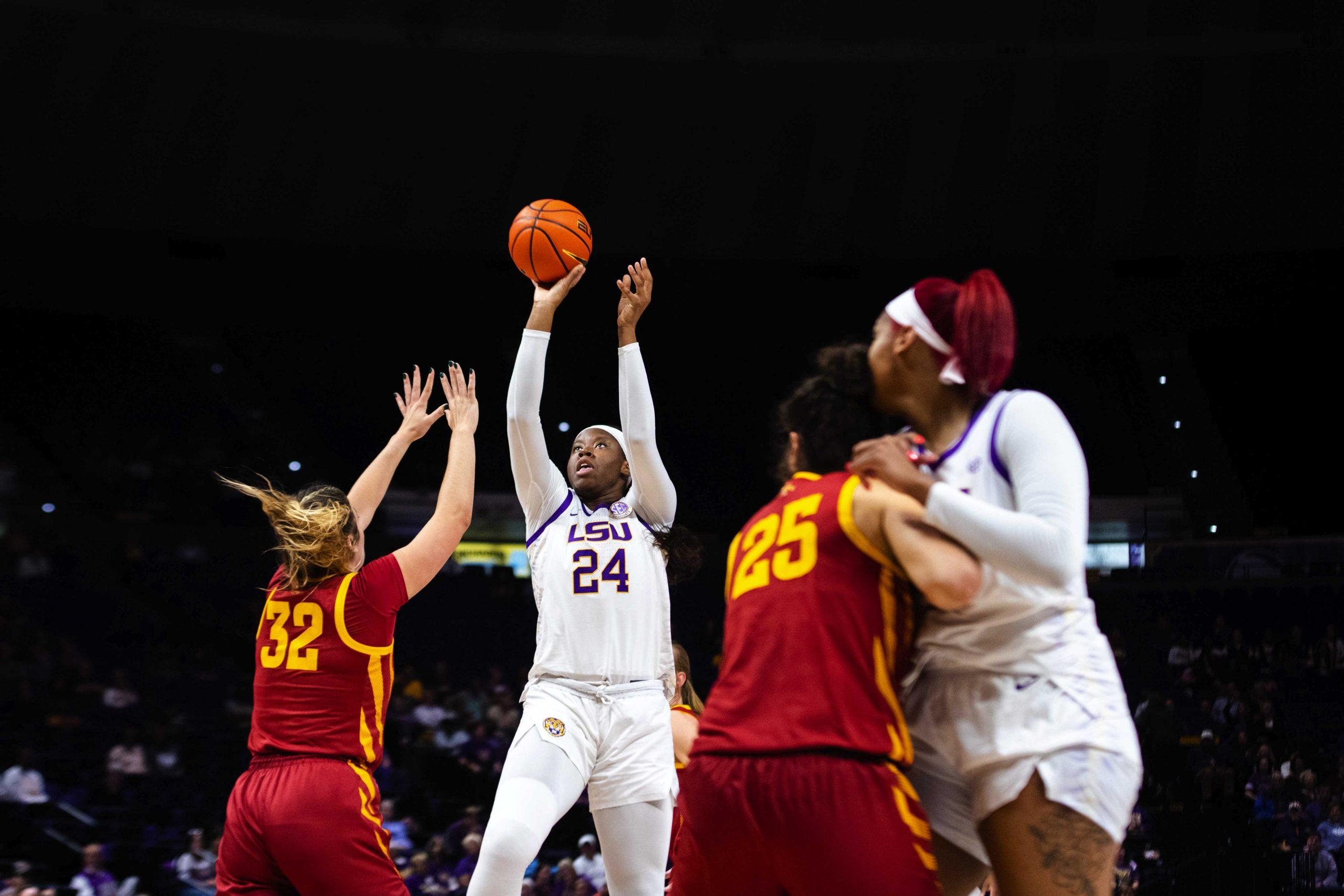 PHOTOS: LSU women's basketball defeats Iowa State 69-60 in the Pete Maravich Assembly Center