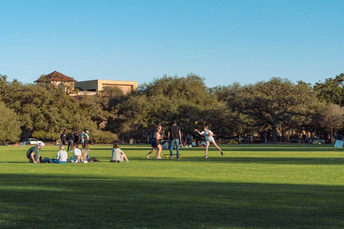 LSU students participate in various activities on Mar. 3, 2021 on the Parade Ground.