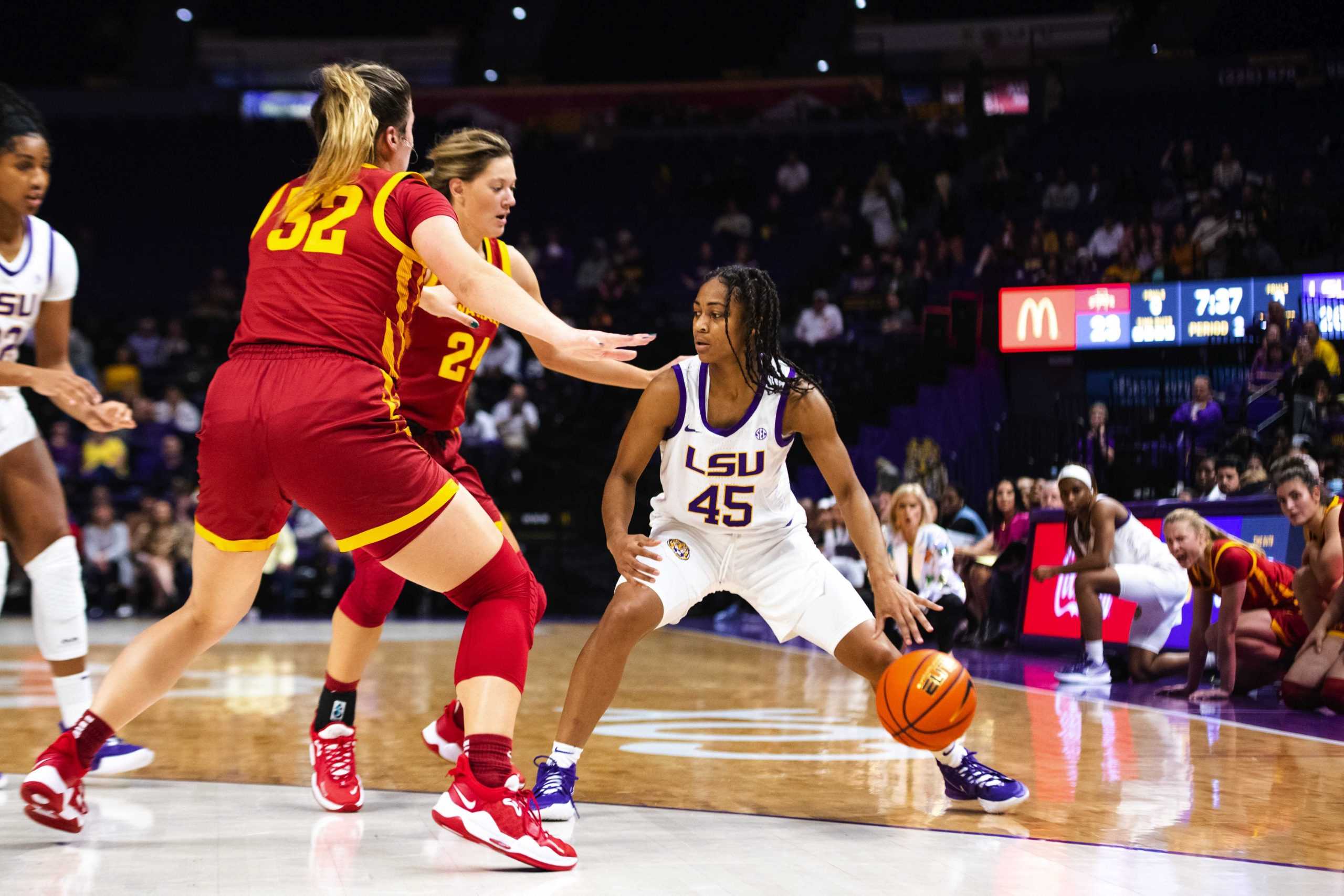 PHOTOS: LSU women's basketball defeats Iowa State 69-60 in the Pete Maravich Assembly Center