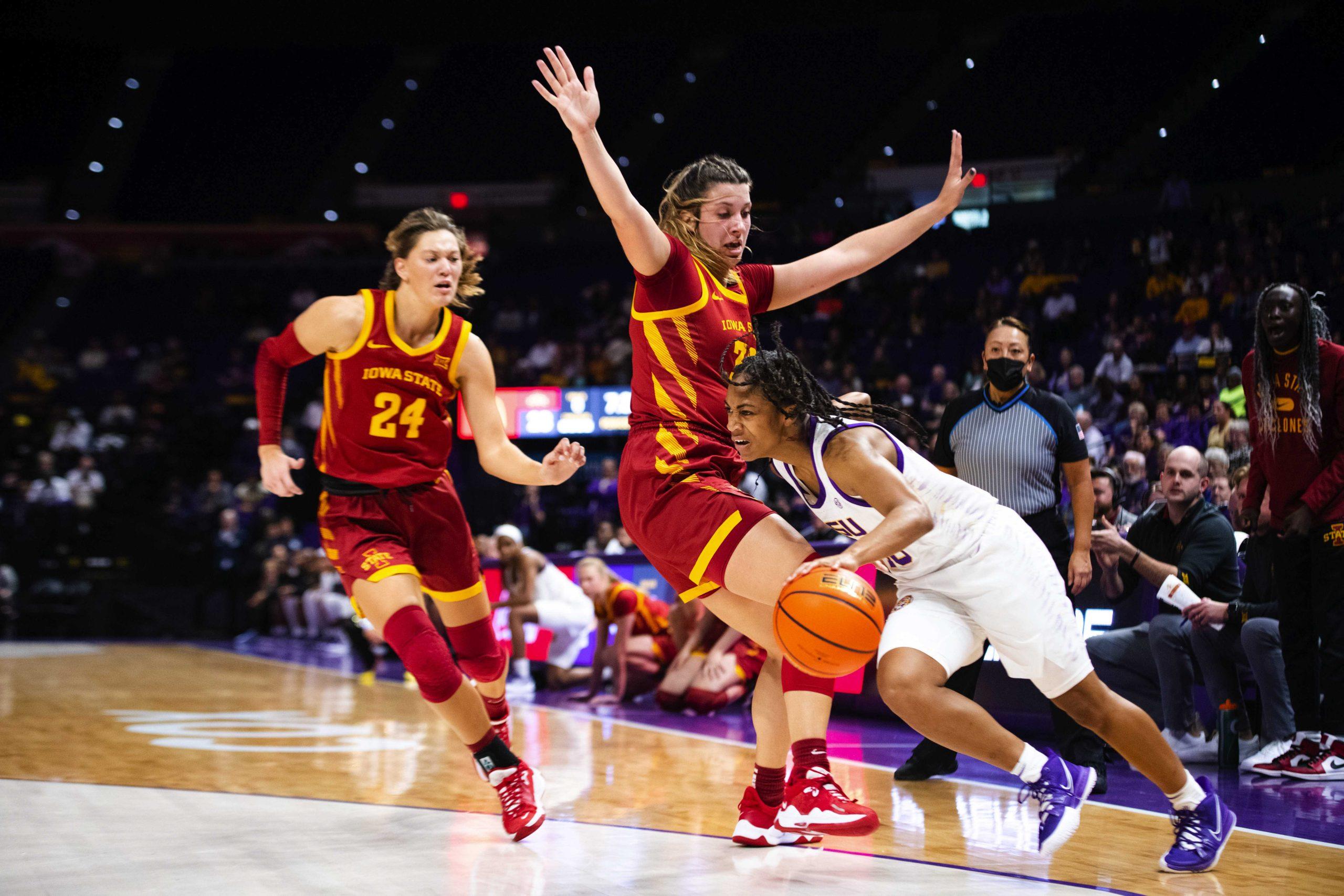 PHOTOS: LSU women's basketball defeats Iowa State 69-60 in the Pete Maravich Assembly Center