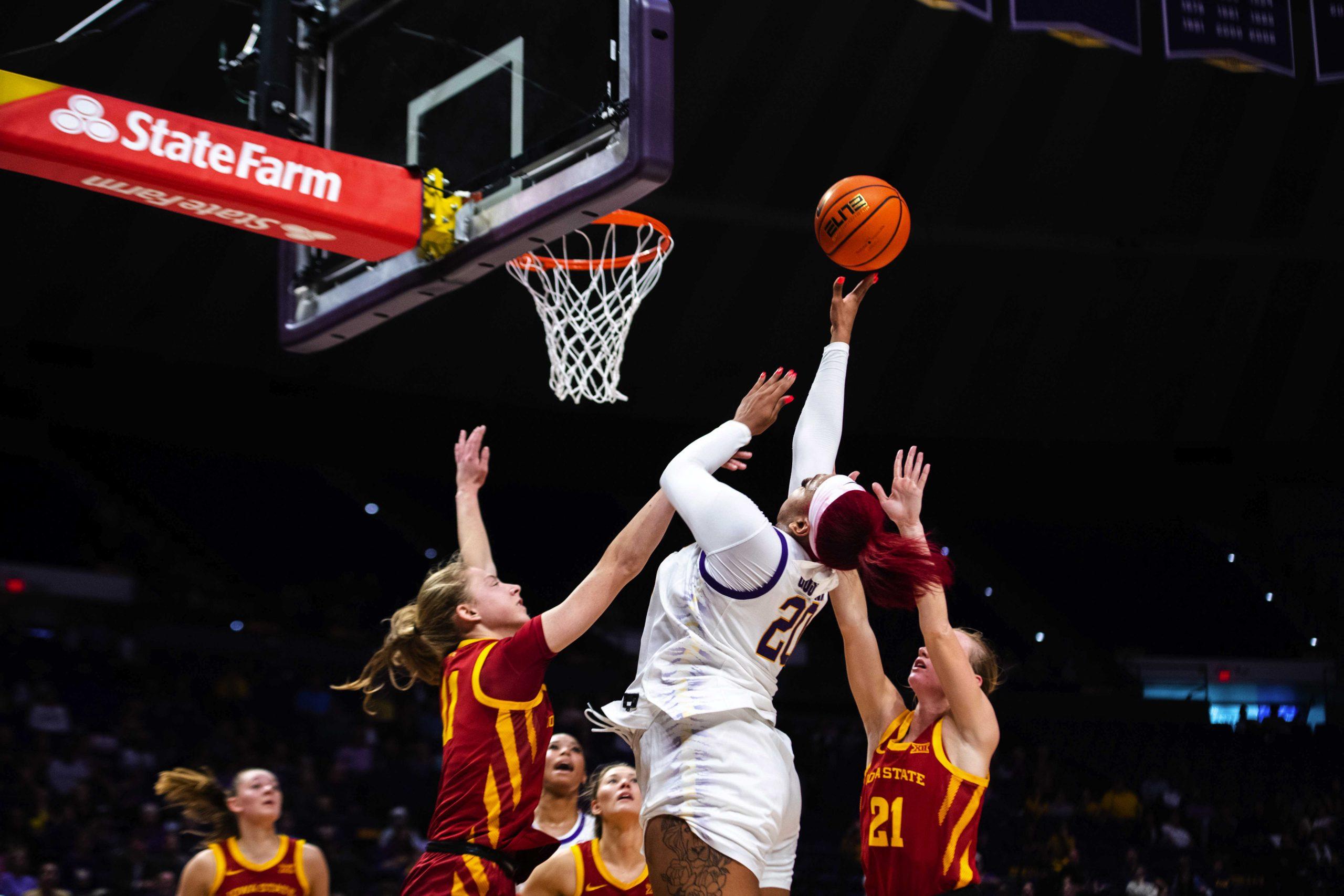 PHOTOS: LSU women's basketball defeats Iowa State 69-60 in the Pete Maravich Assembly Center