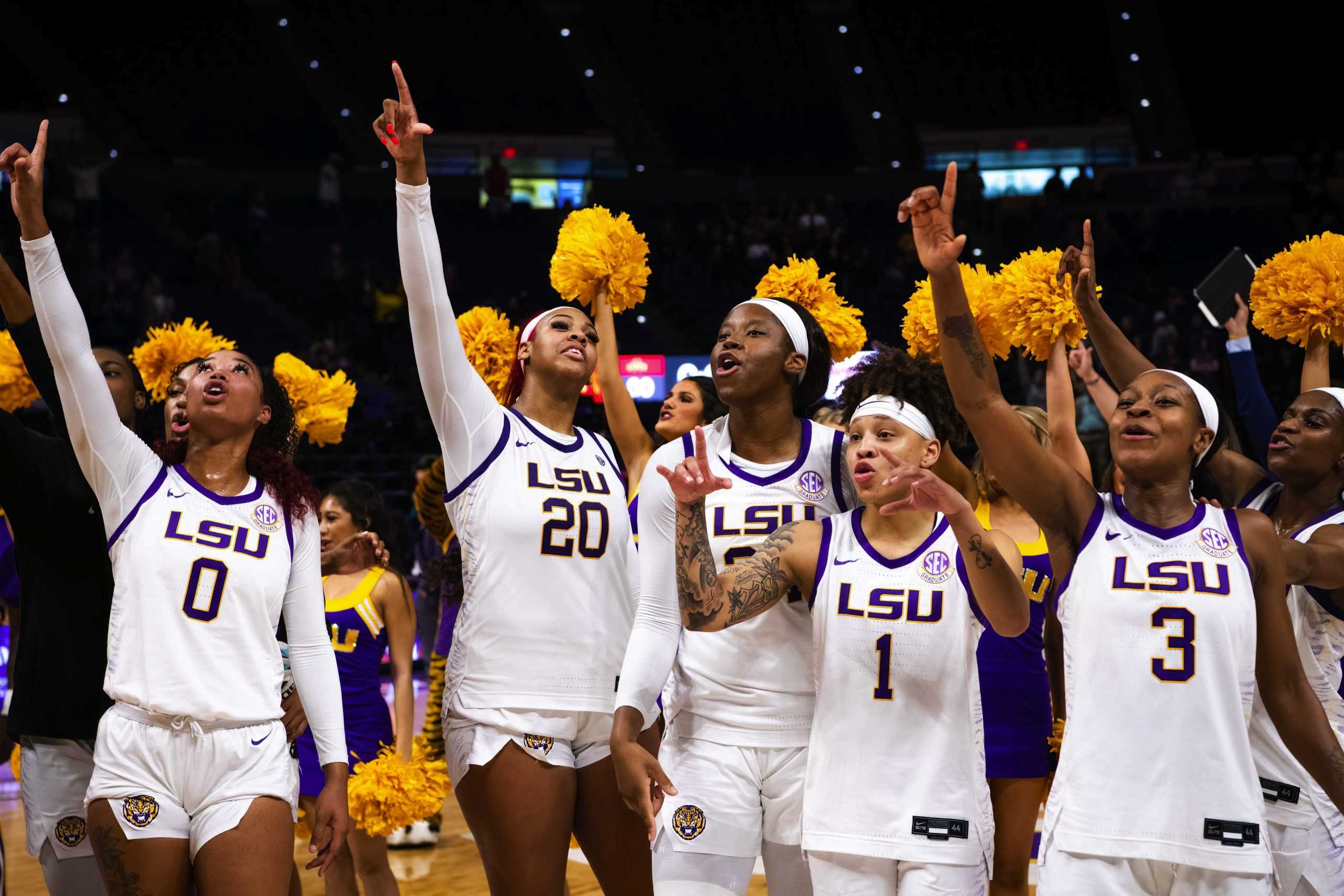 PHOTOS: LSU women's basketball defeats Iowa State 69-60 in the Pete Maravich Assembly Center