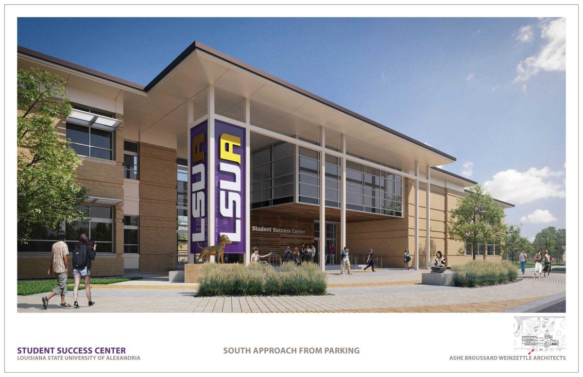 Concept design for LSUA Student Success Center. Concept design subject to change.&#160;