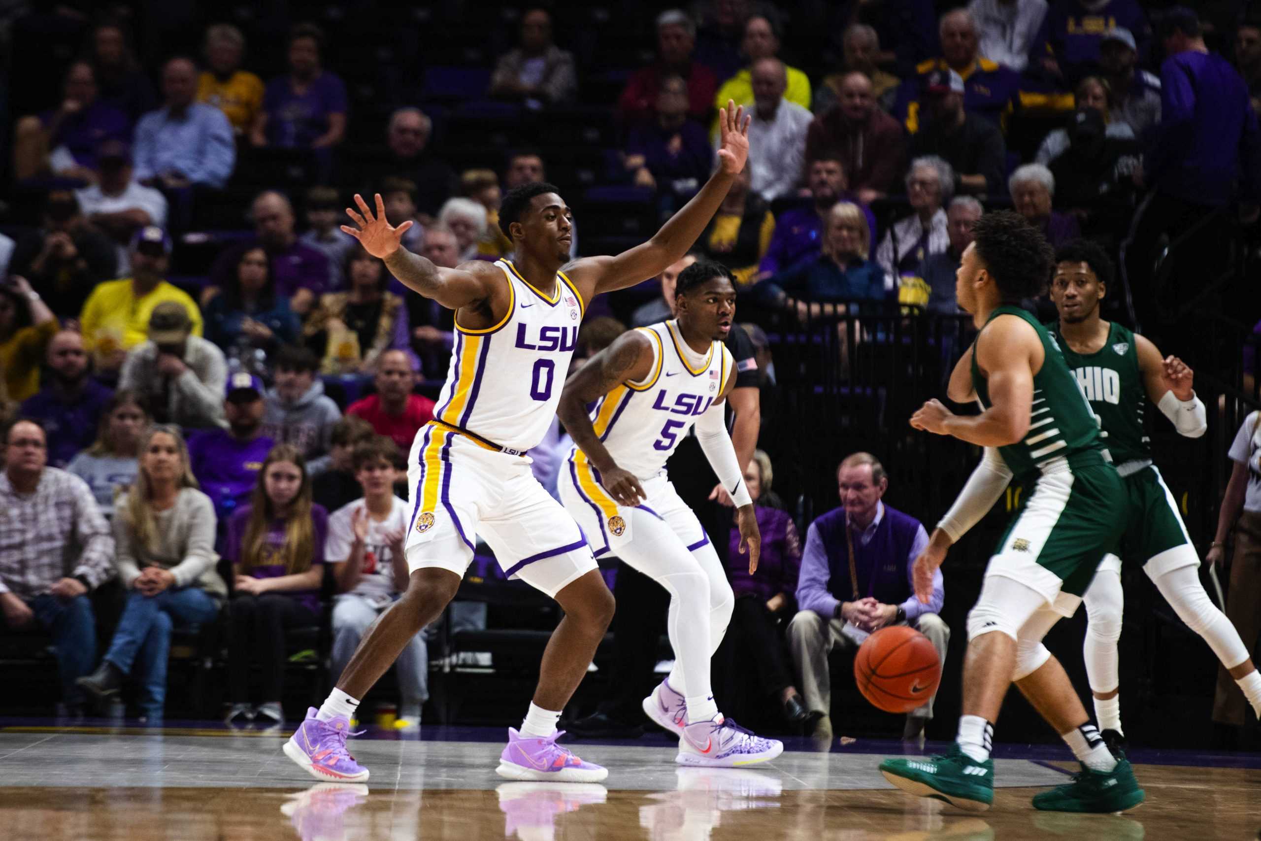 PHOTOS: LSU men&#8217;s basketball defeats Ohio 66-51 in the Pete Maravich Assembly Center