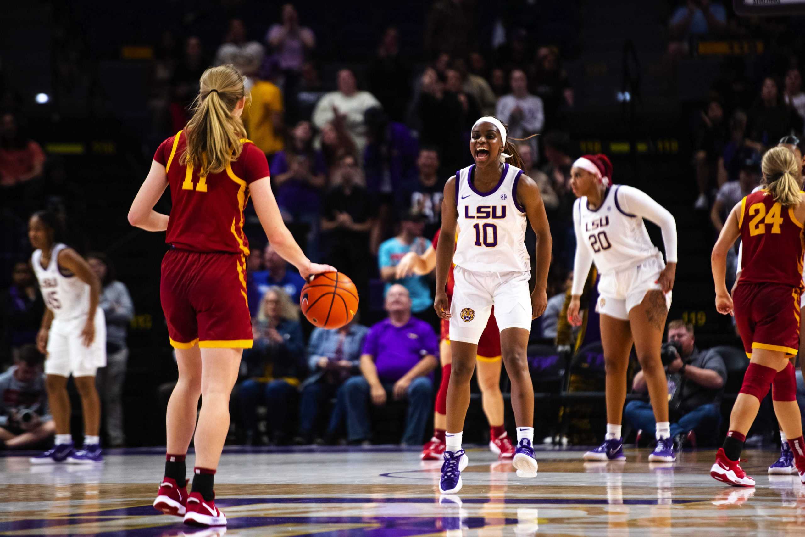 PHOTOS: LSU women's basketball defeats Iowa State 69-60 in the Pete Maravich Assembly Center