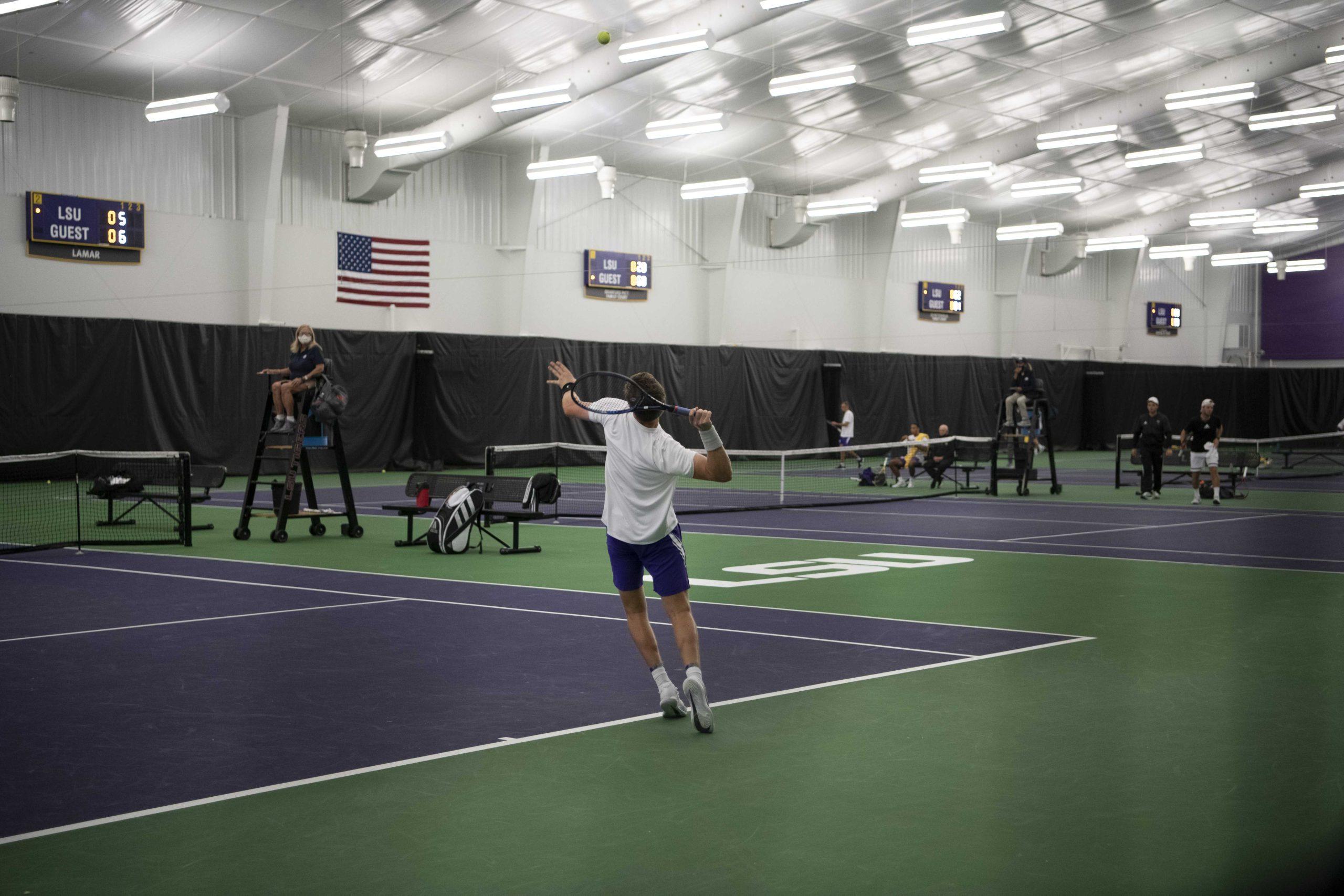 PHOTOS: LSU men's tennis defeat Incarnate Word