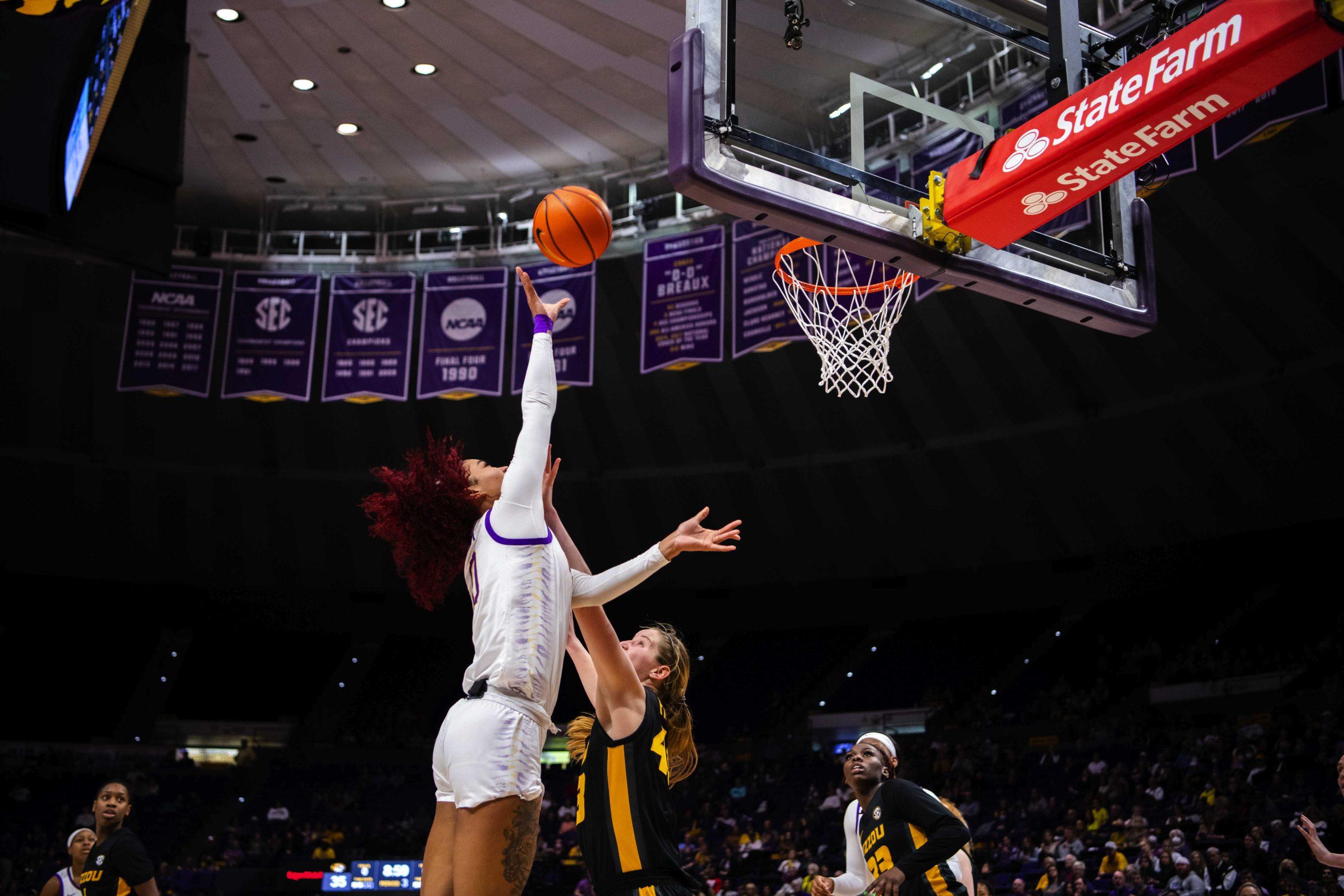 PHOTOS: LSU women's basketball defeats Mizzou 87-85 in overtime at the Pete Maravich Assembly Center