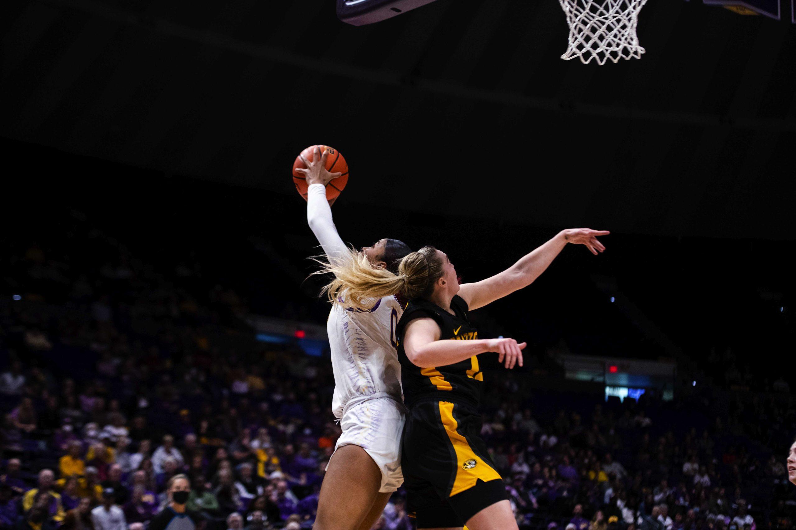 PHOTOS: LSU women's basketball defeats Mizzou 87-85 in overtime at the Pete Maravich Assembly Center