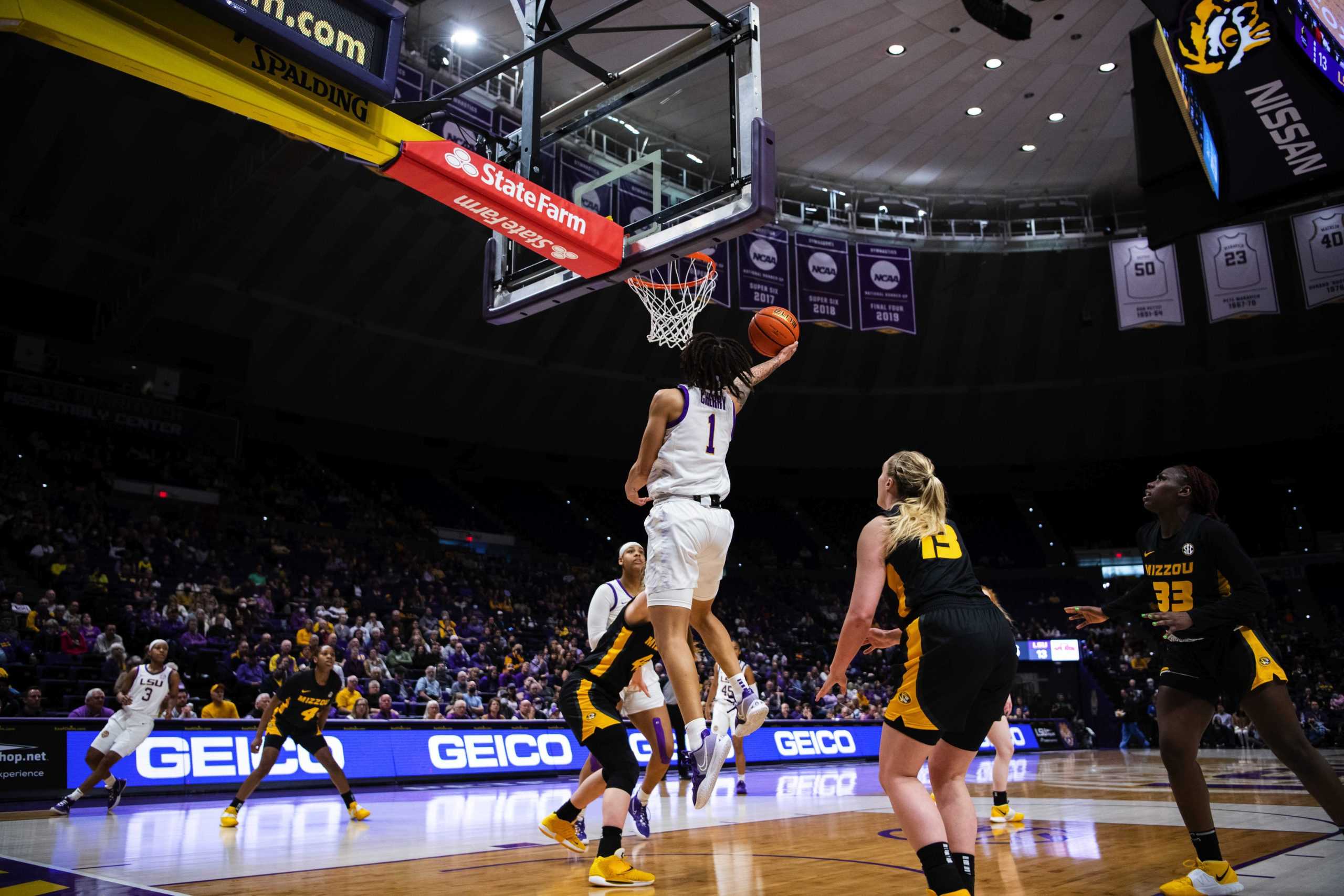 PHOTOS: LSU women's basketball defeats Mizzou 87-85 in overtime at the Pete Maravich Assembly Center