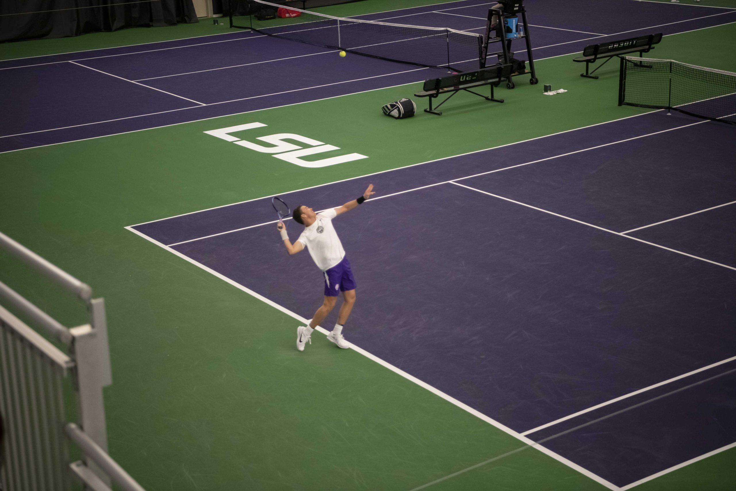 PHOTOS: LSU men's tennis defeat Incarnate Word