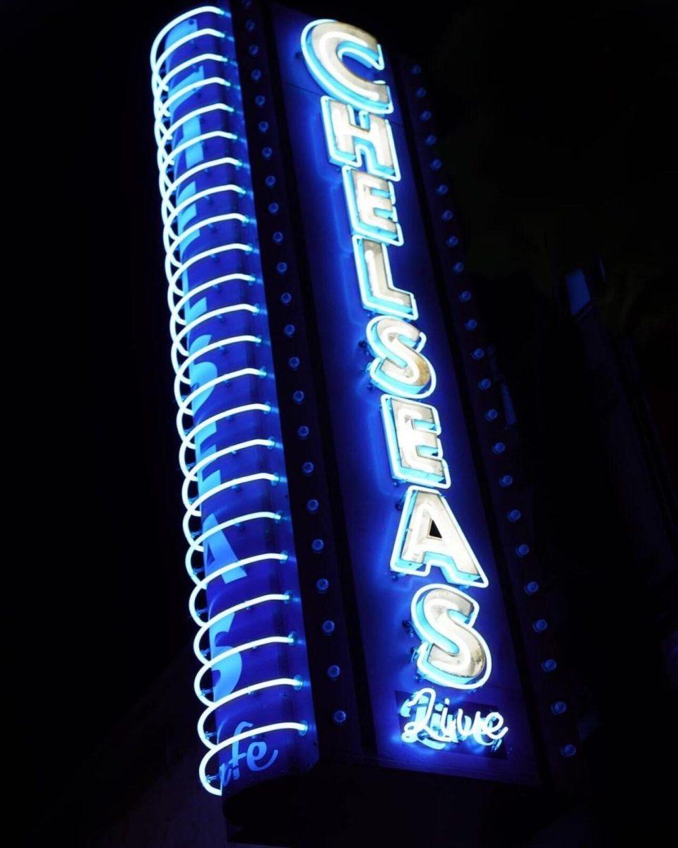 Chelsea's Live iconic sign sits outside the venue