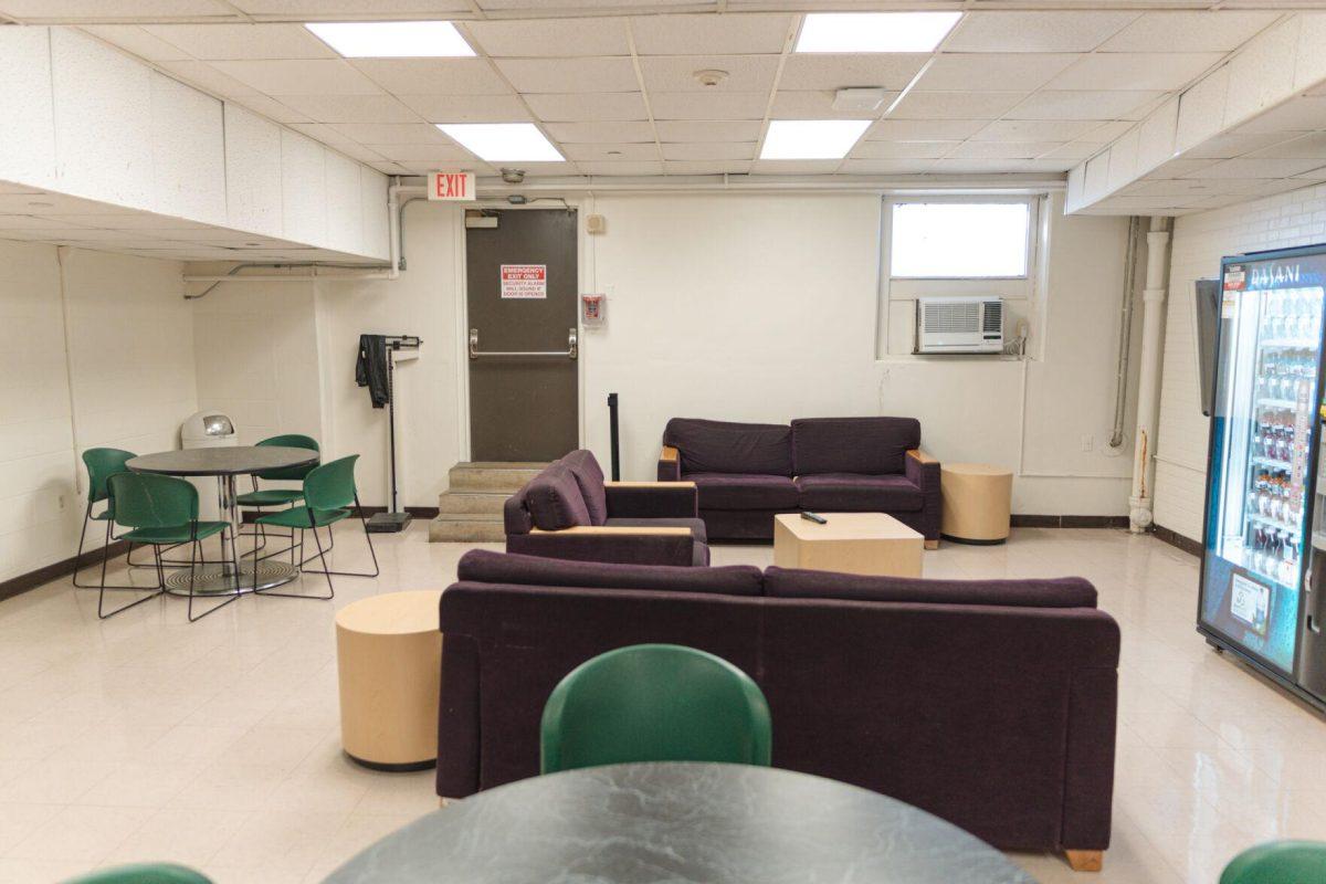 Several couches sit on Saturday, Jan. 29, 2022, in the basement of Herget Hall on Campus Lake Road in Baton Rouge, La.