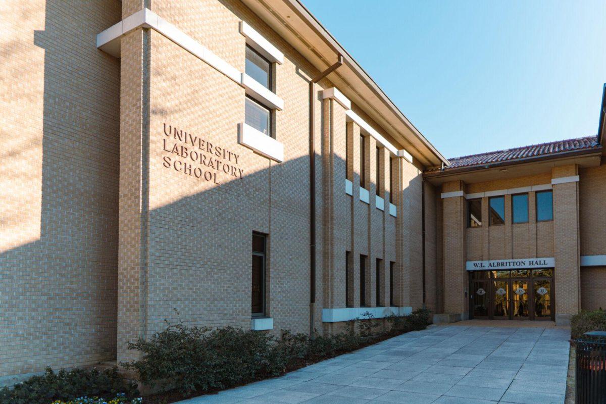 The Sun shines on the University Laboratory School on Sunday, Jan. 16, 2022, at 45 Dalrymple Drive on LSU&#8217;s campus in Baton Rouge, La.