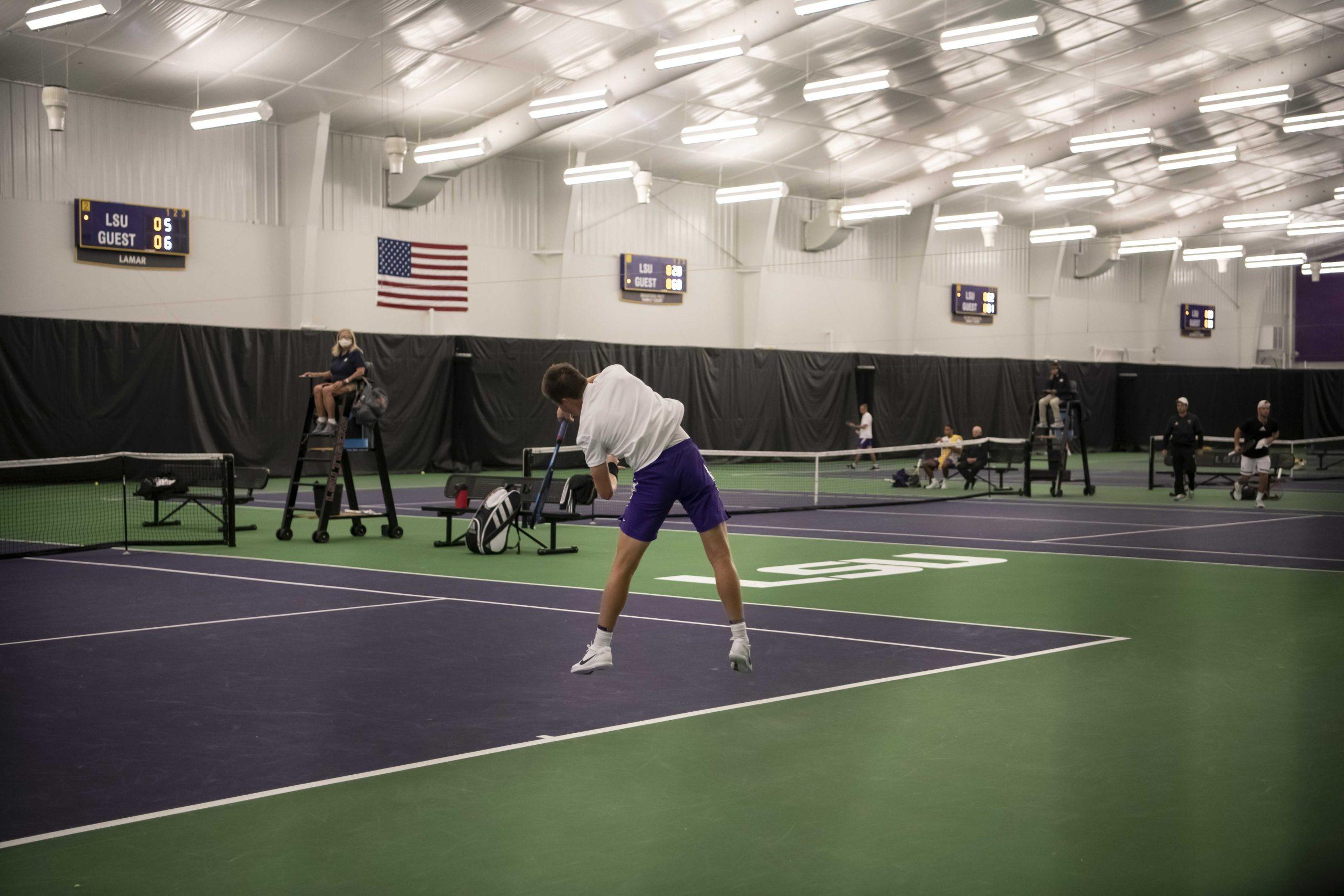 PHOTOS: LSU men's tennis defeat Incarnate Word