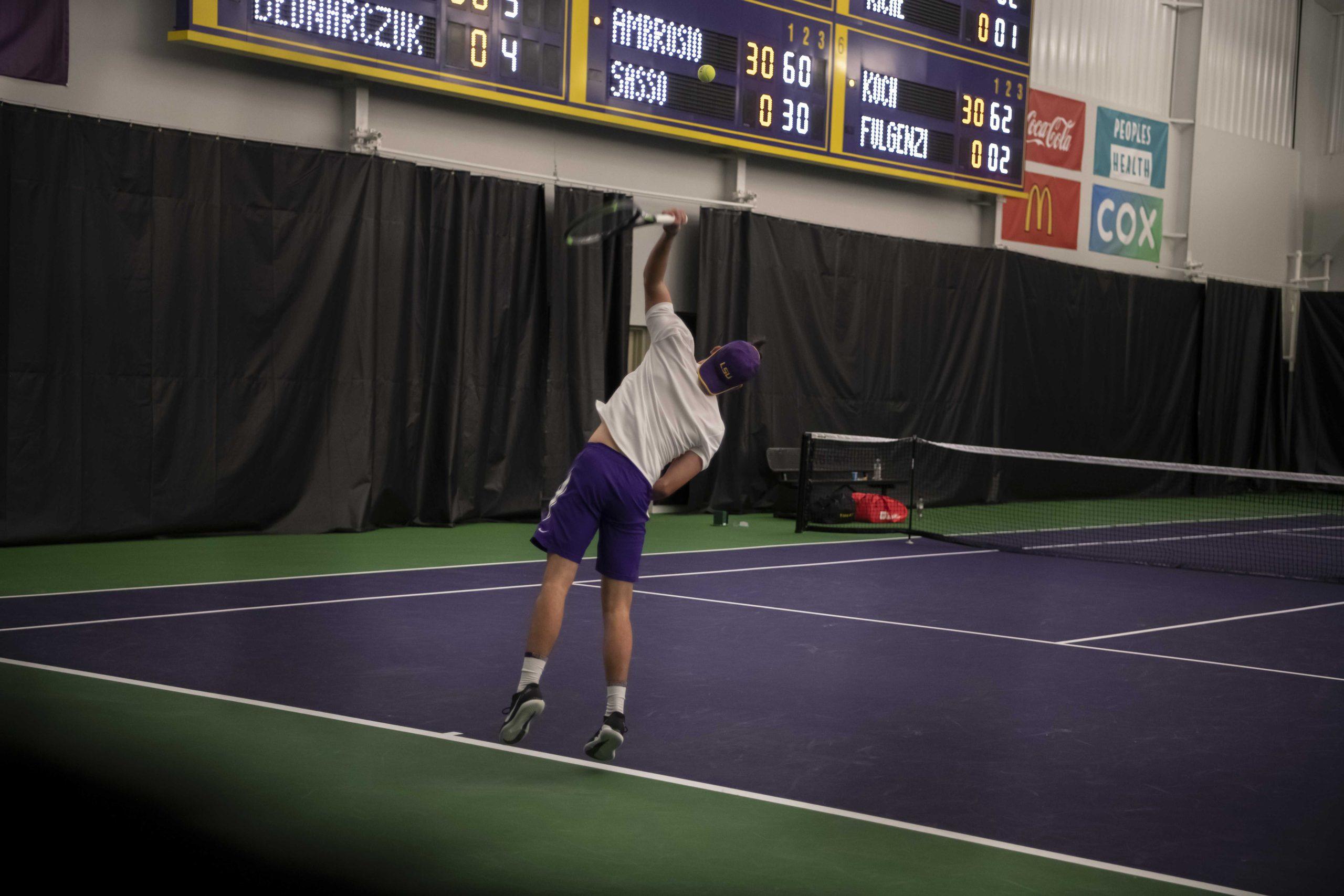 PHOTOS: LSU men's tennis defeat Incarnate Word