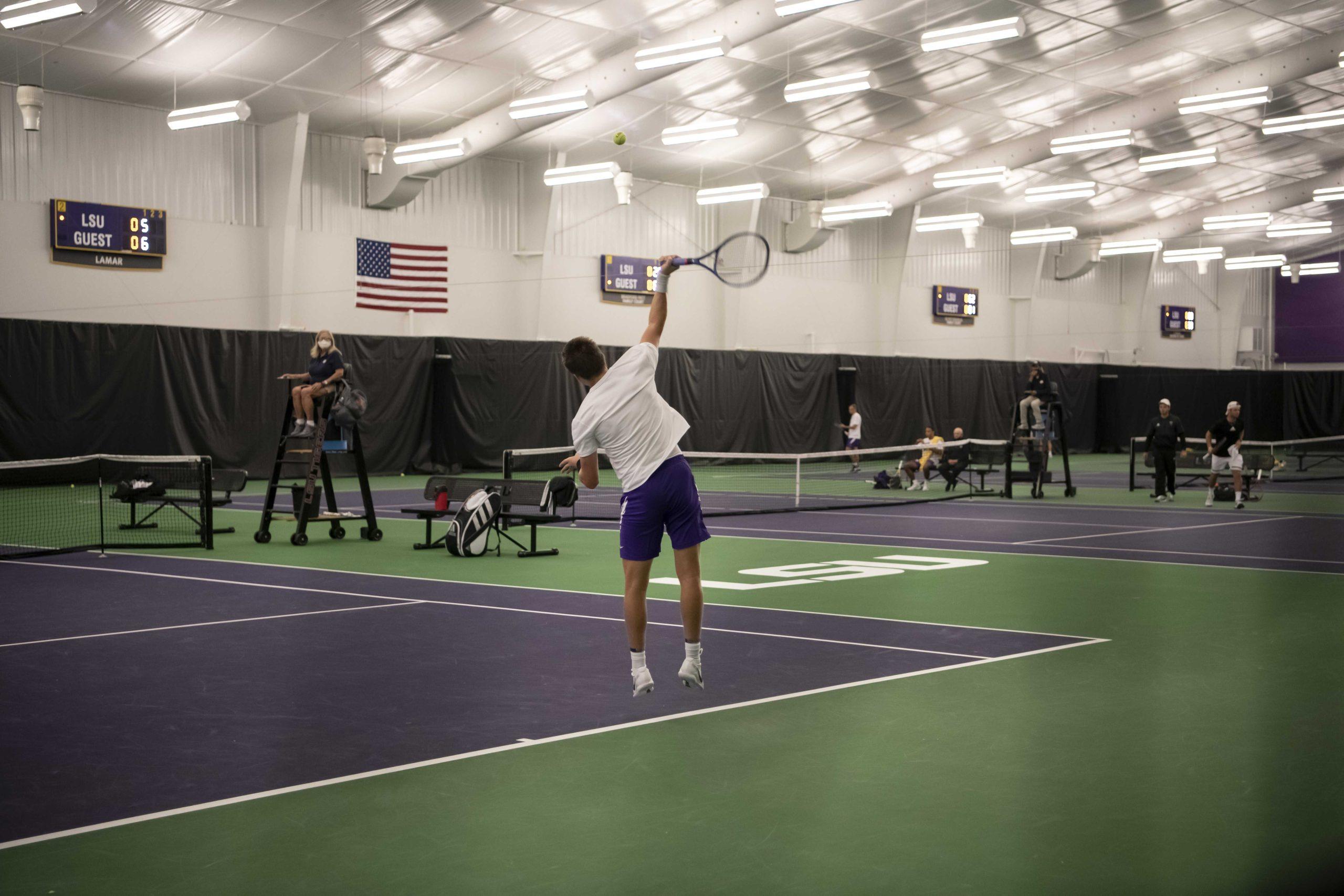 PHOTOS: LSU men's tennis defeat Incarnate Word