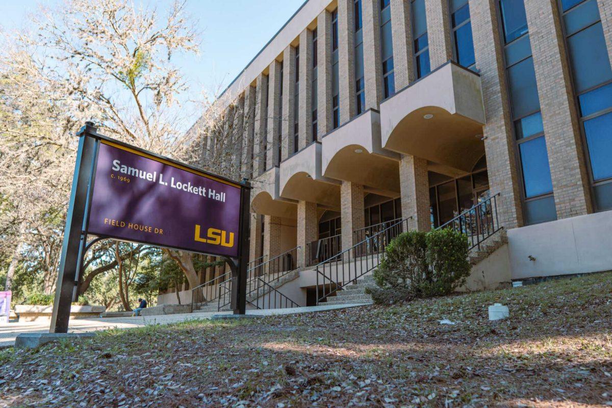 Lockett Hall stands tall on Wednesday, Feb. 9, 2022, on Field House Drive in Baton Rouge, La.