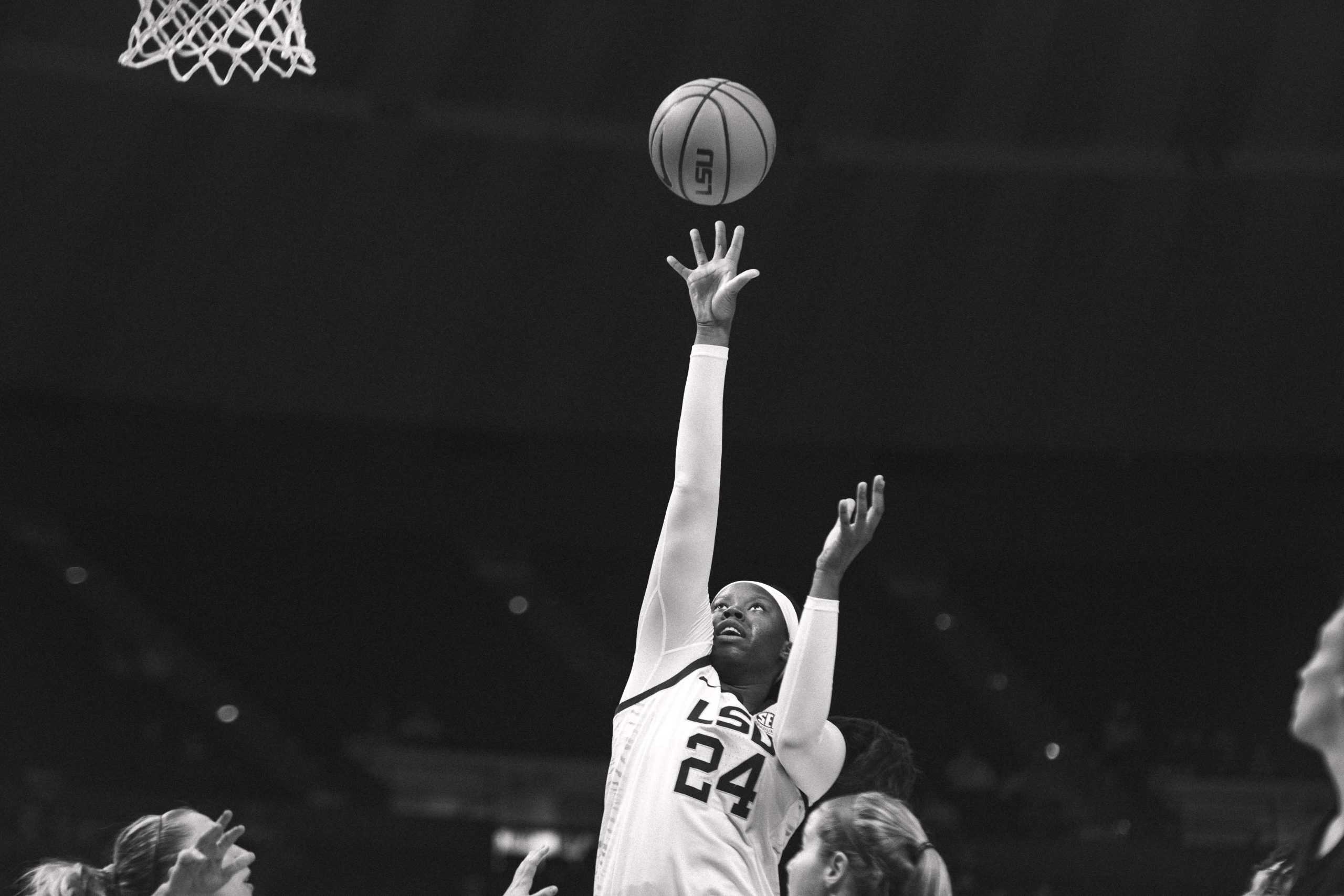 PHOTOS: Capturing LSU basketball with an 80's twist