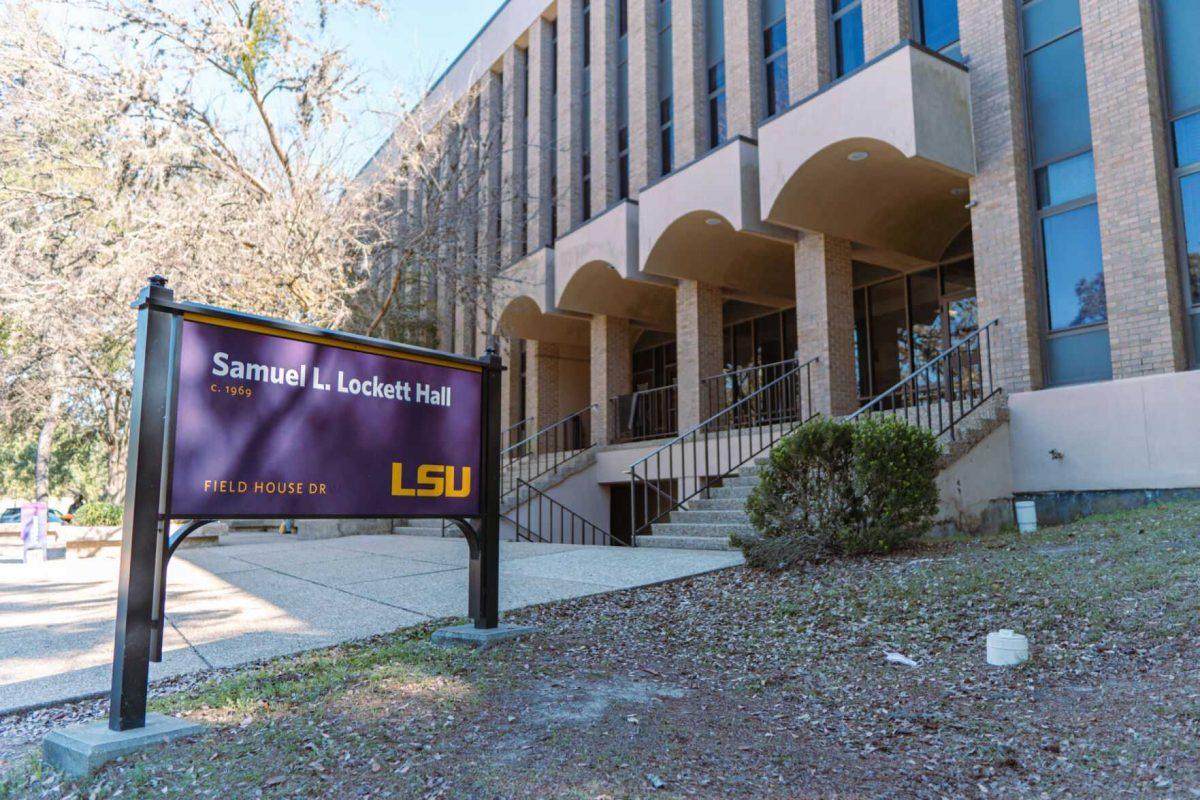 Lockett Hall stands tall on Wednesday, Feb. 9, 2022, on Field House Drive in Baton Rouge, La.